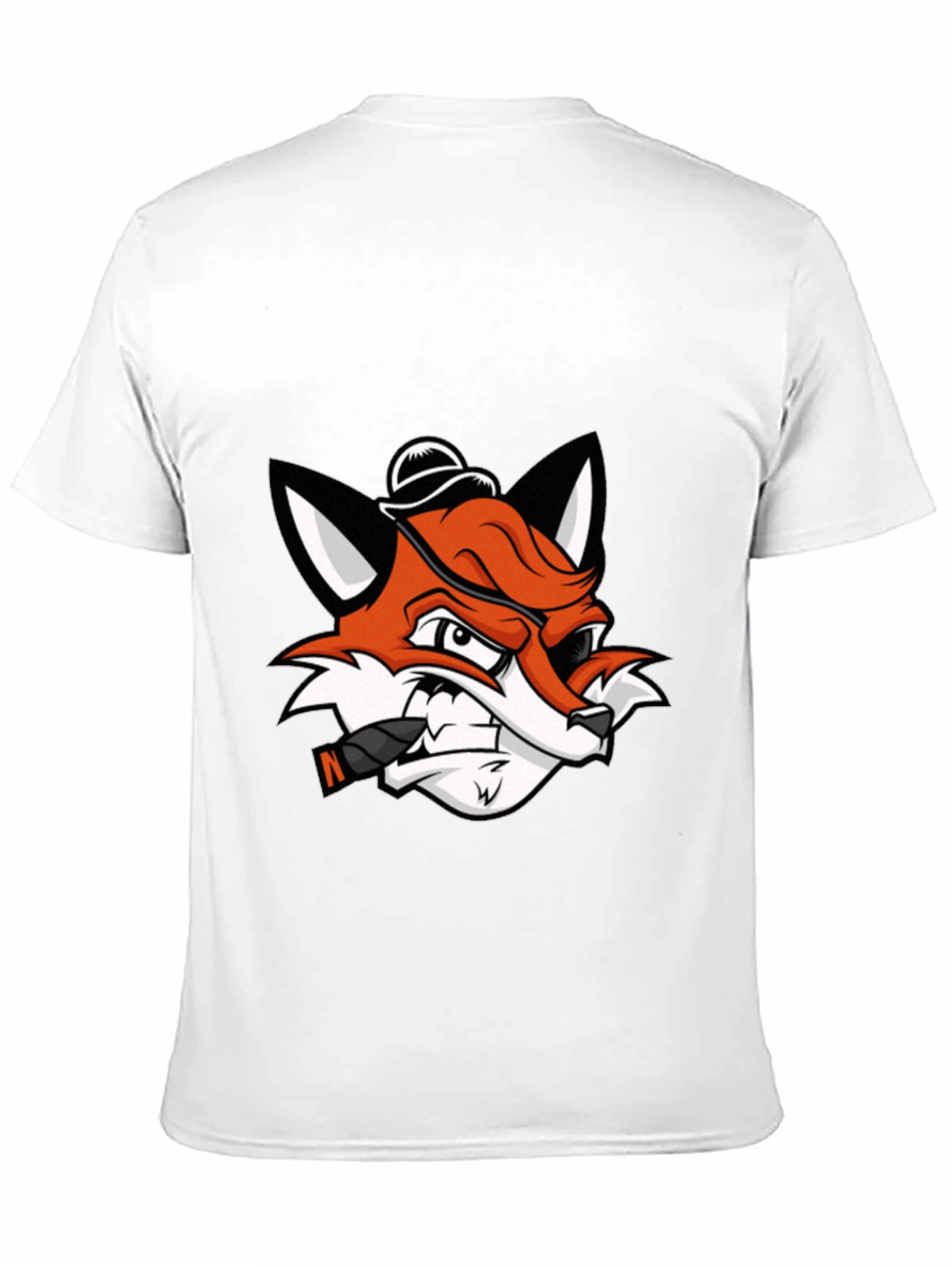 Cool Fox with Cigar Graphic Tee