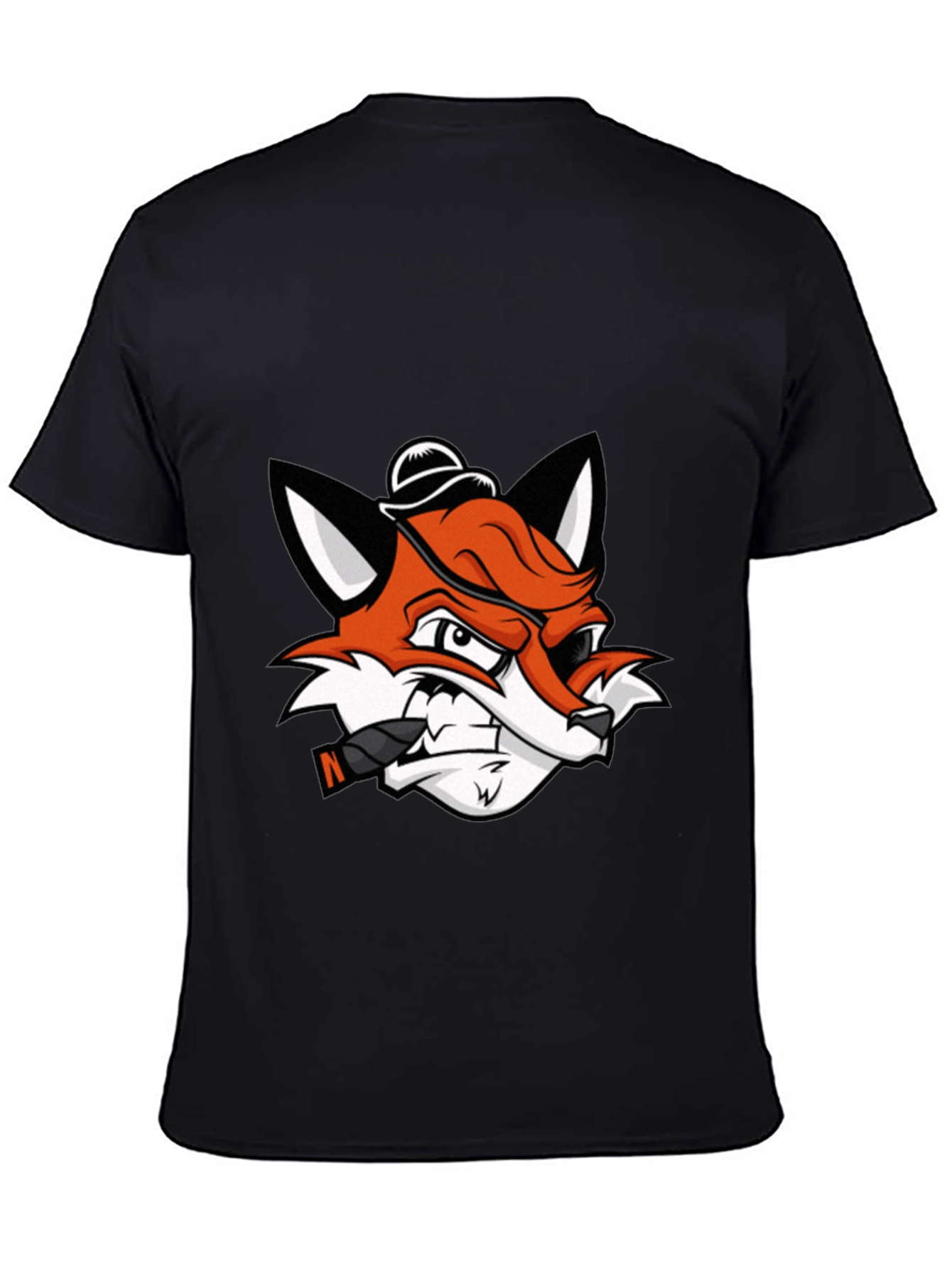 Cool Fox with Cigar Graphic Tee
