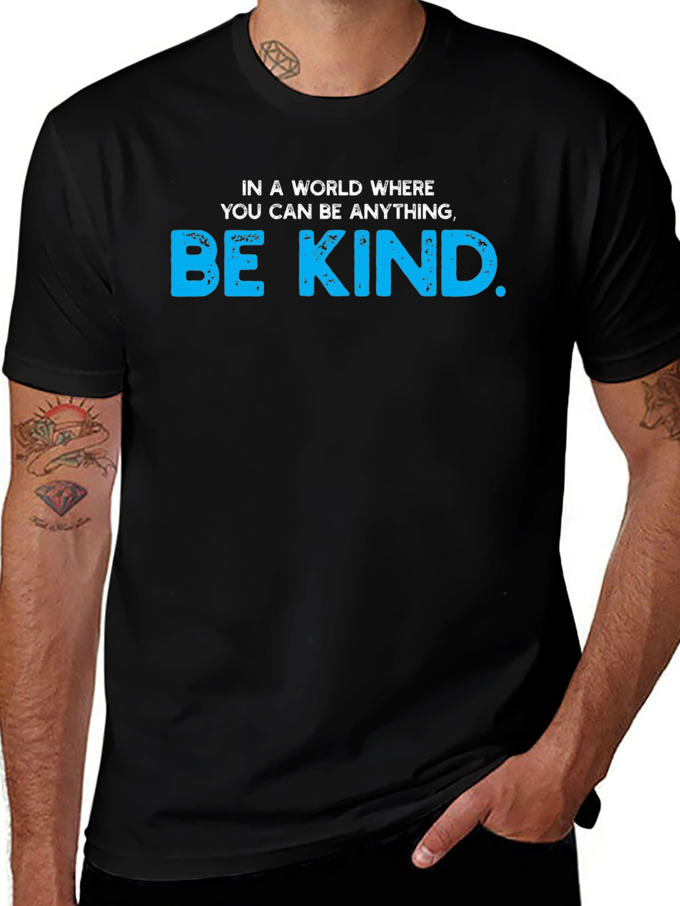 Be Kind Graphic Tee - Inspirational Message