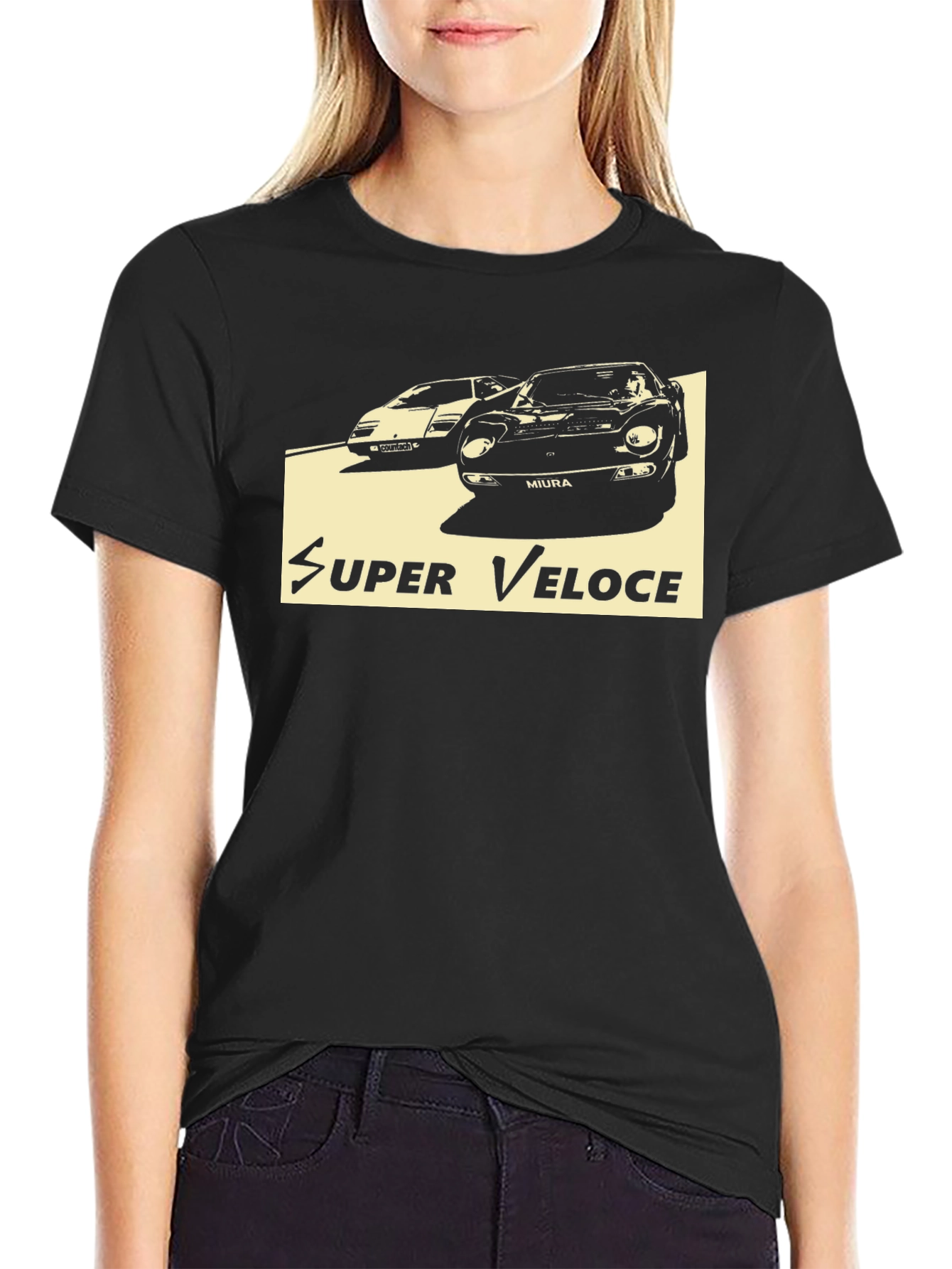 Super Veloce Car T-Shirt - Miura