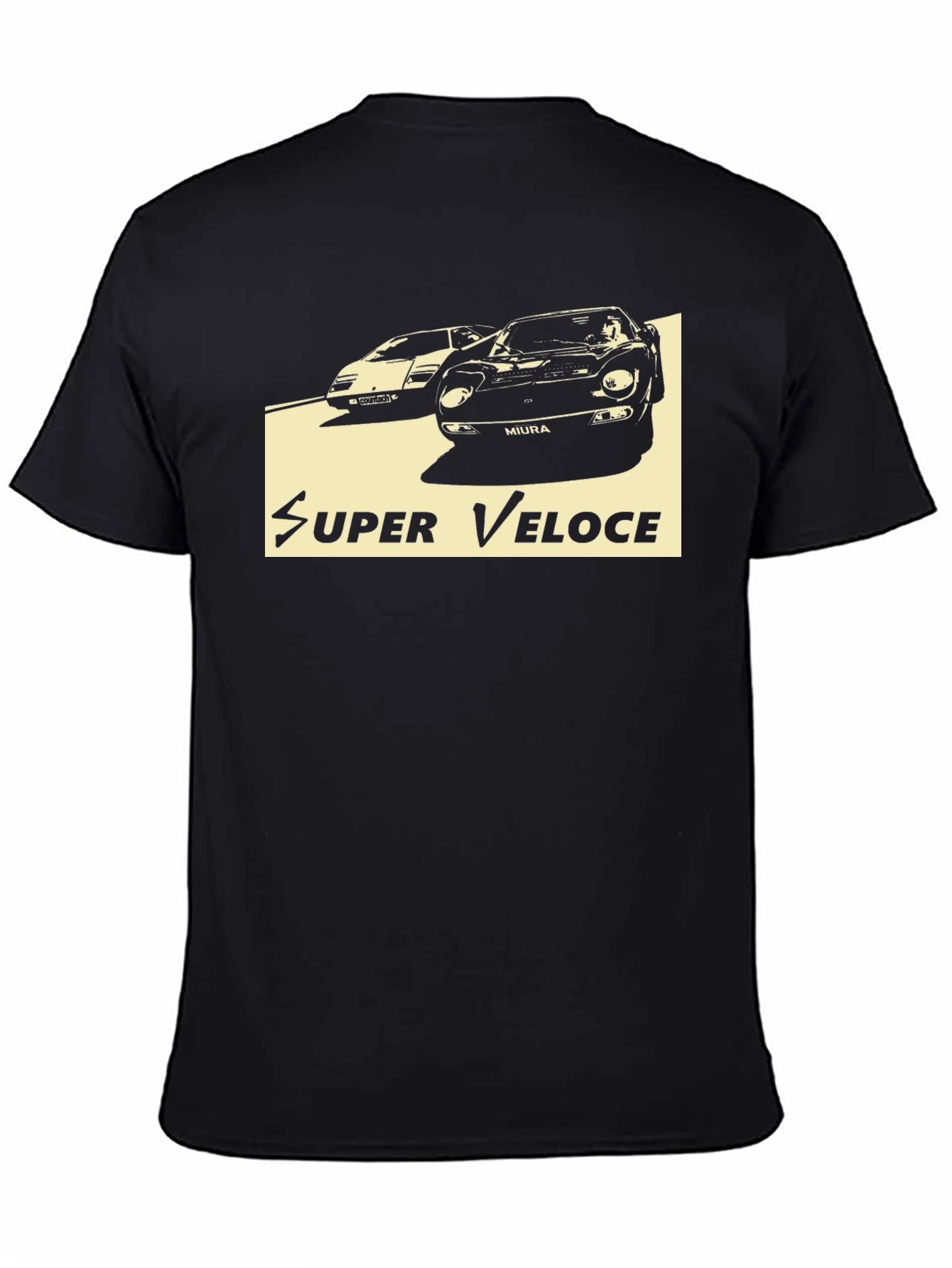 Super Veloce Car T-Shirt - Miura