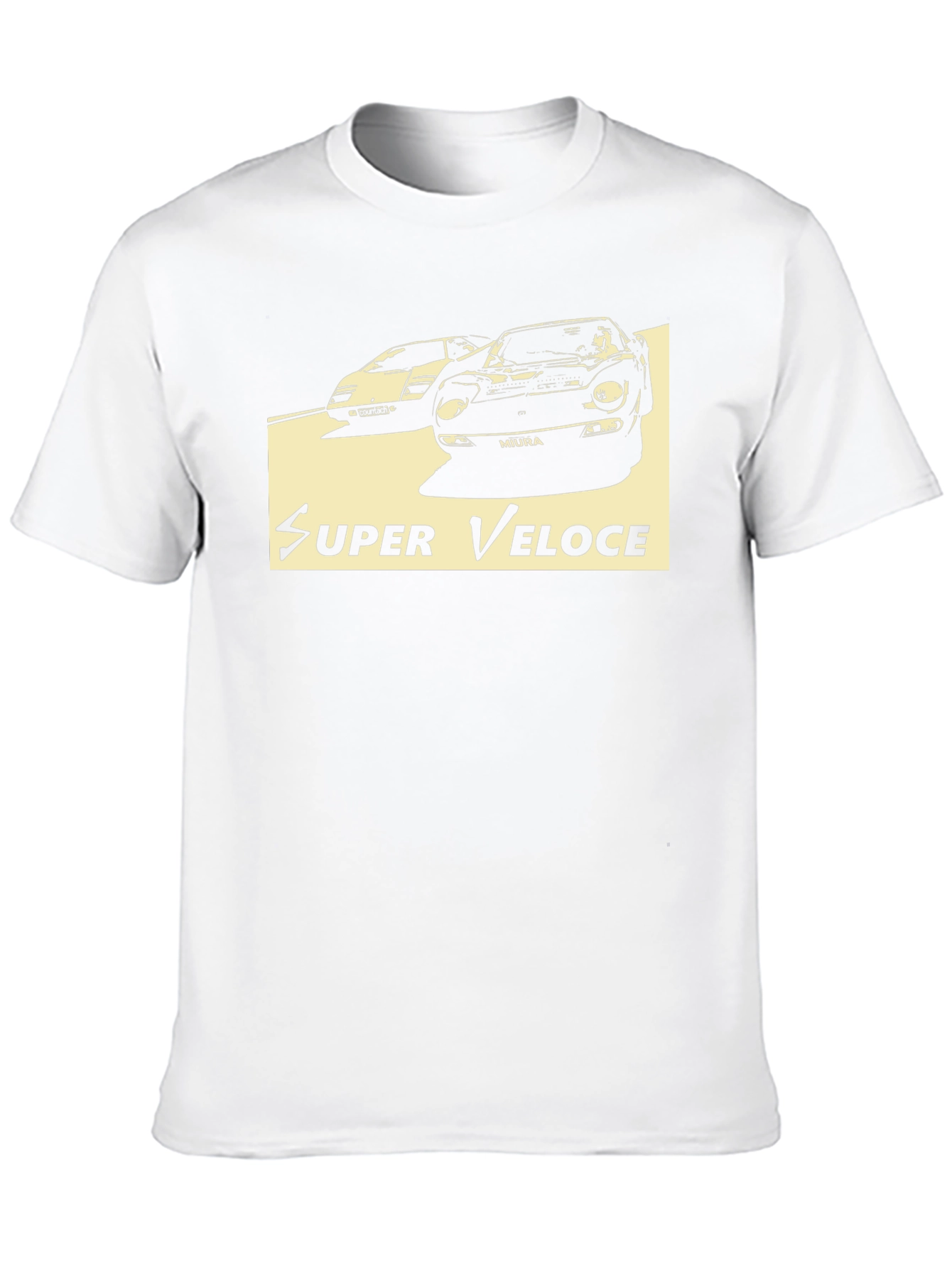 Super Veloce Car T-Shirt - Miura