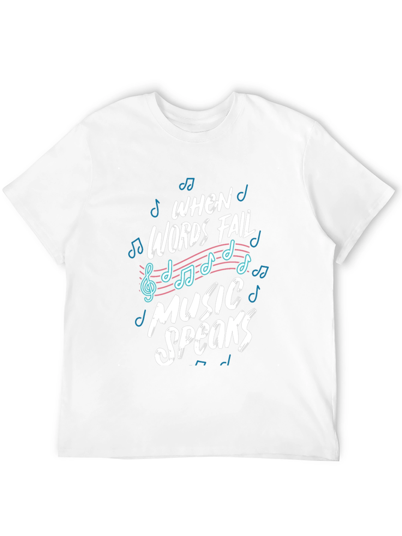 Music Speaks Graphic Tee