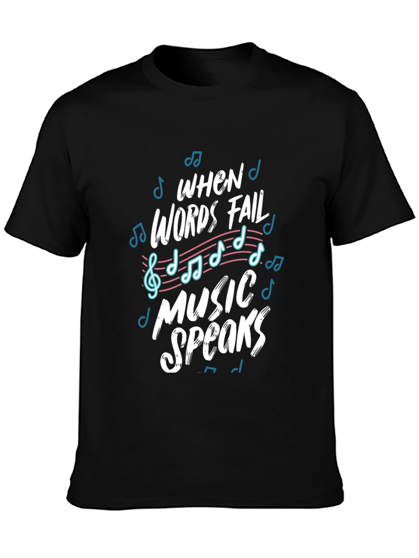 Music Speaks Graphic Tee