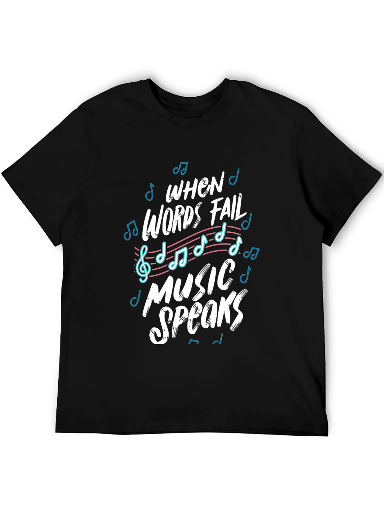 Music Speaks Graphic Tee