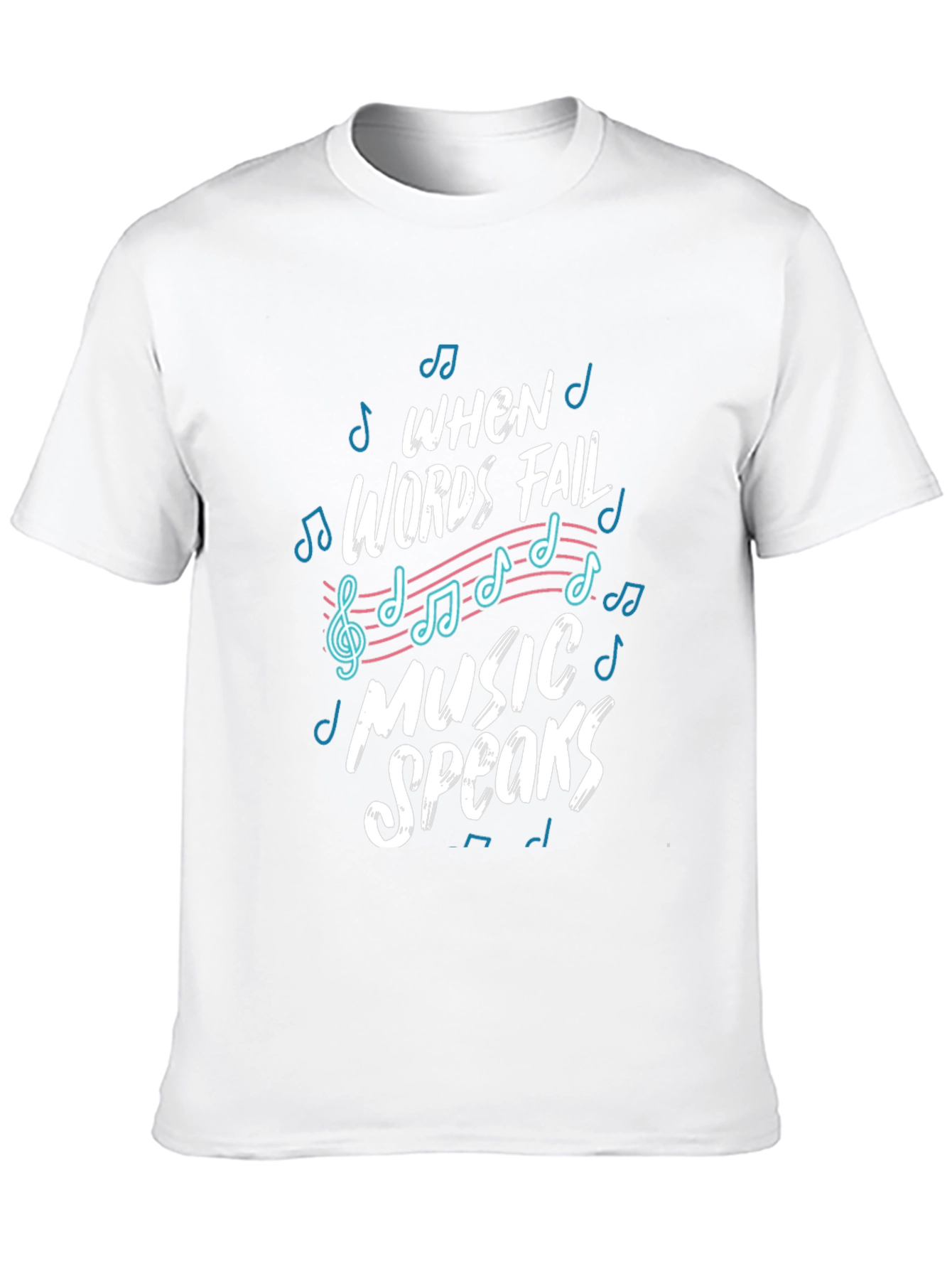 Music Speaks Graphic Tee