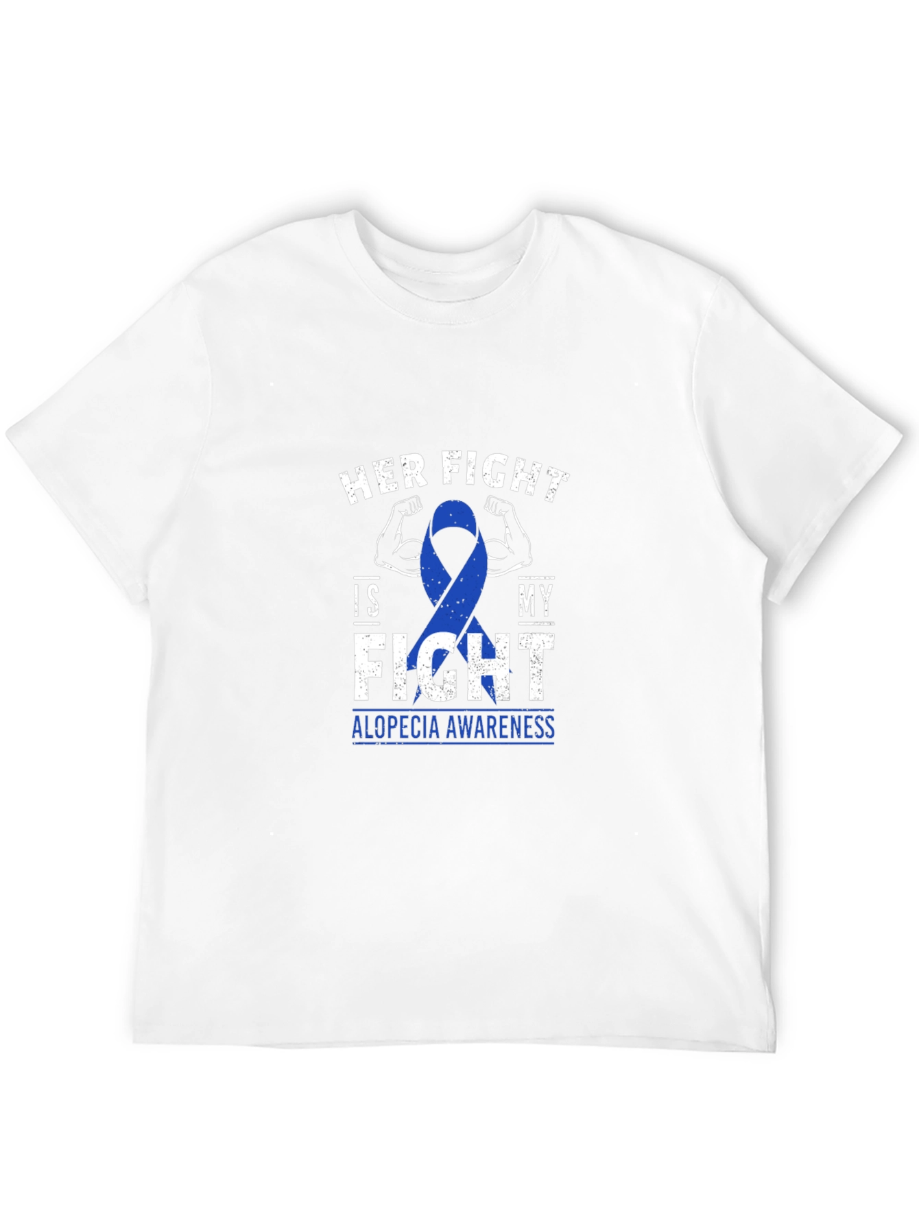 Alopecia Awareness T-Shirt - Her Fight Is My Fight