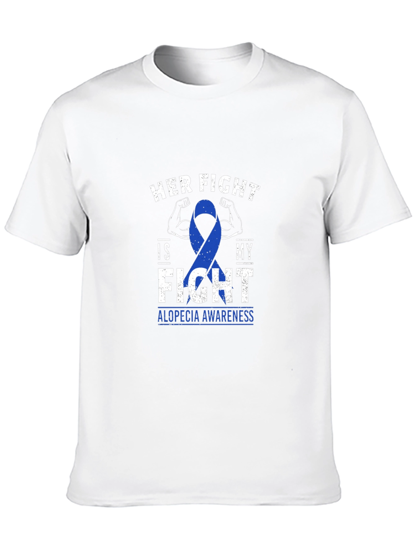 Alopecia Awareness T-Shirt - Her Fight Is My Fight
