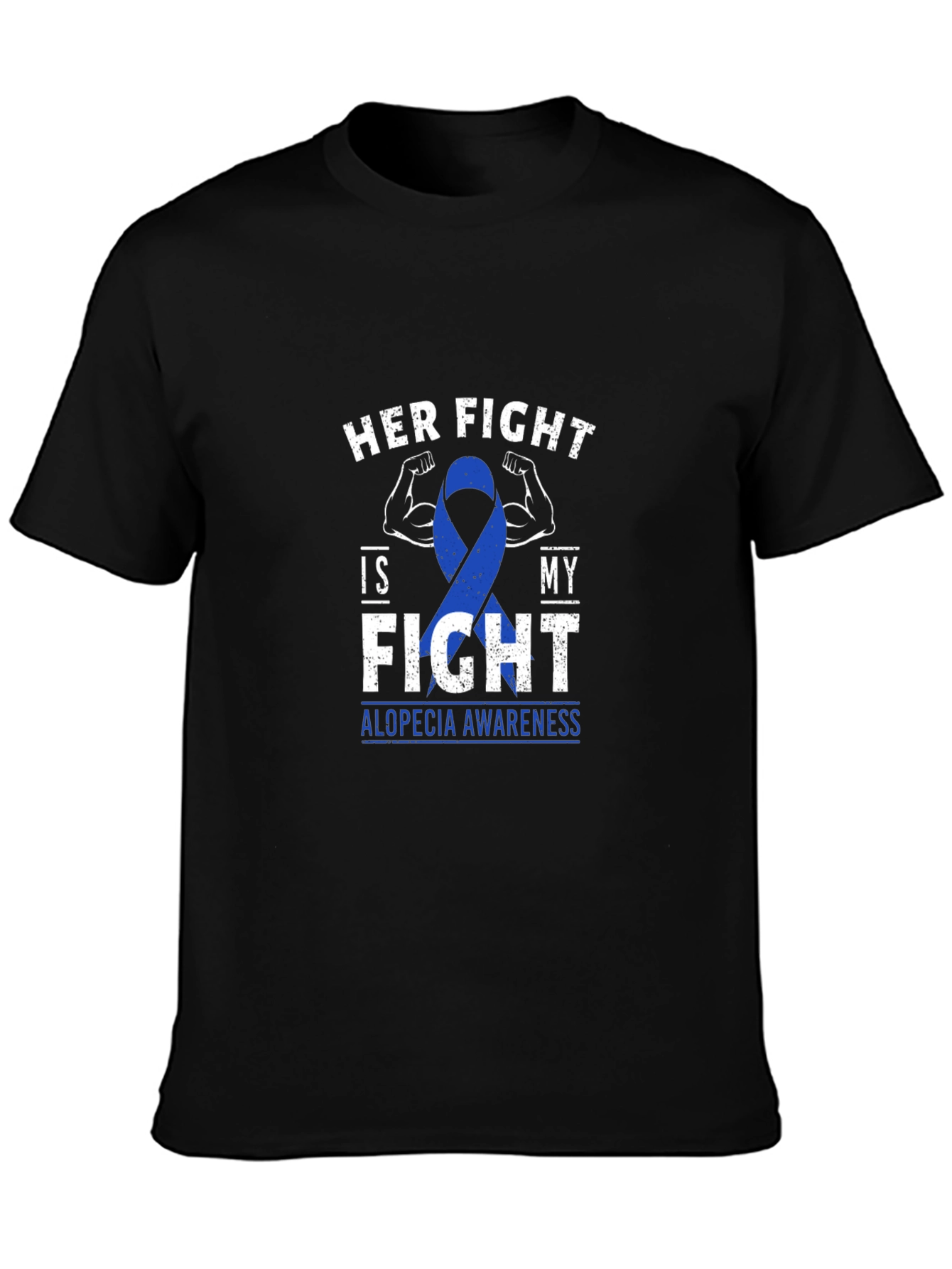 Alopecia Awareness T-Shirt - Her Fight Is My Fight