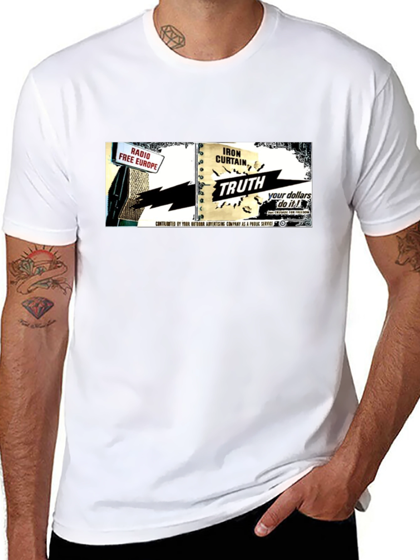 Radio Free Europe T-Shirt - Truth and Freedom Tee