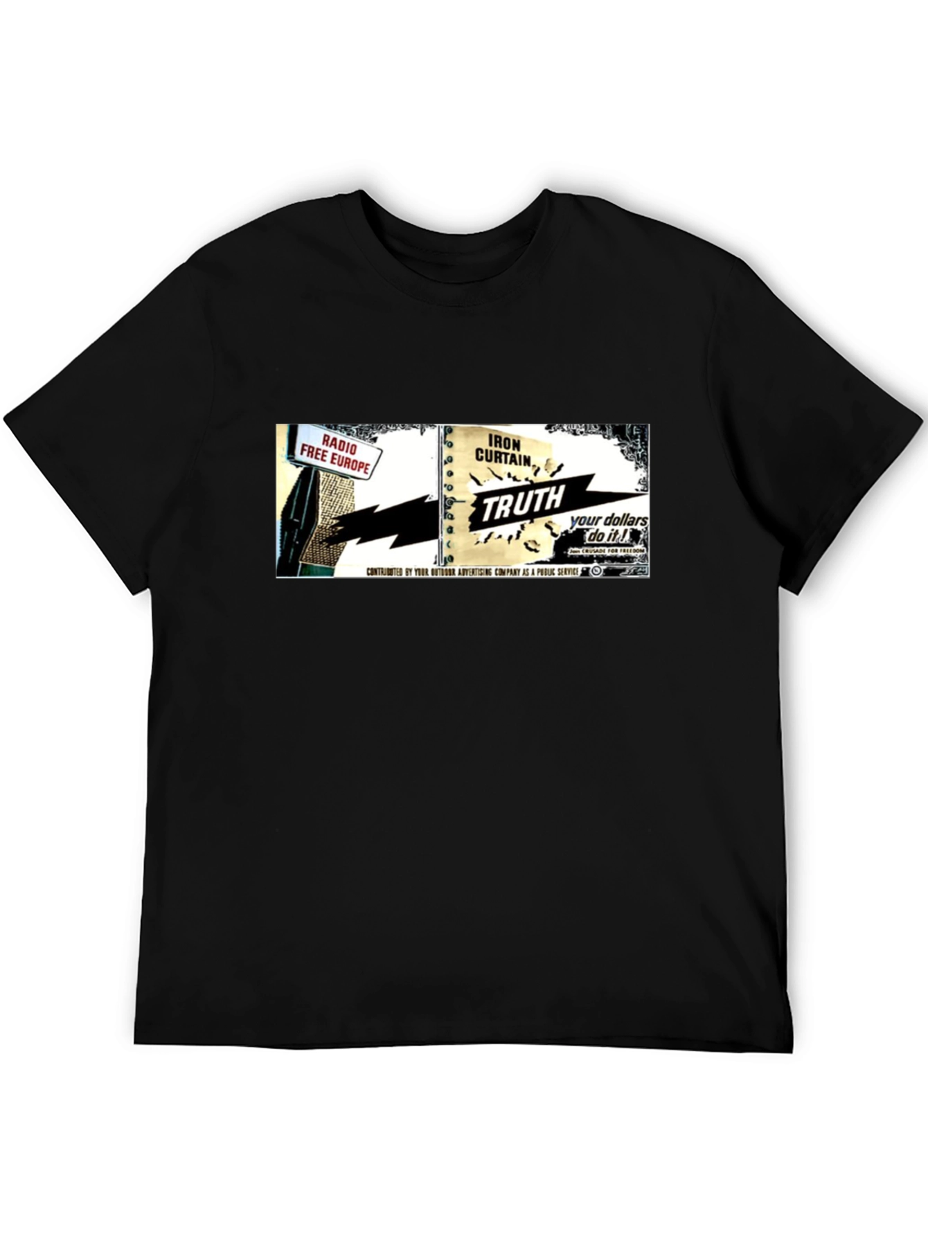 Radio Free Europe T-Shirt - Truth and Freedom Tee