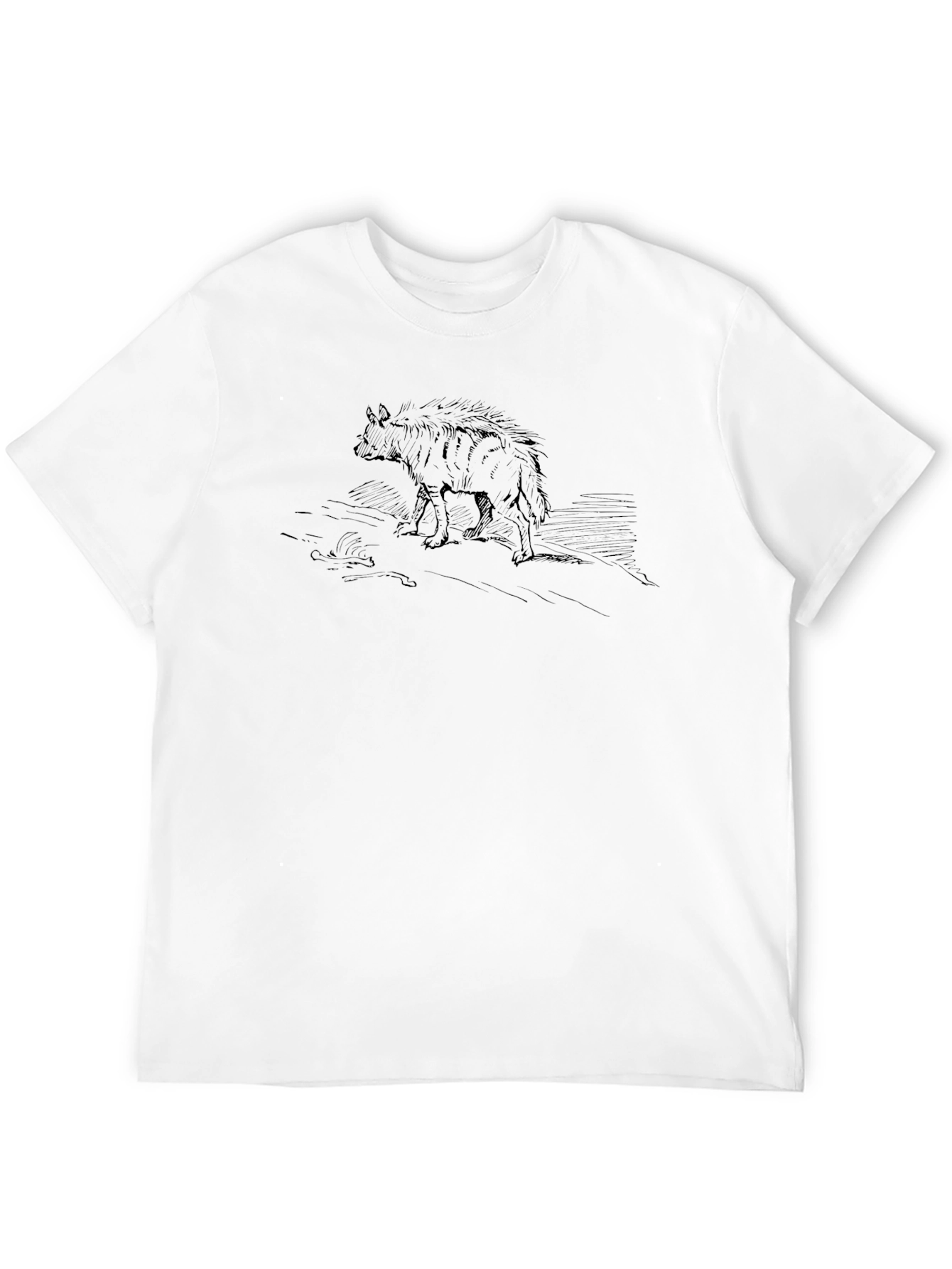 Black Hyena Graphic T-Shirt - Casual Style