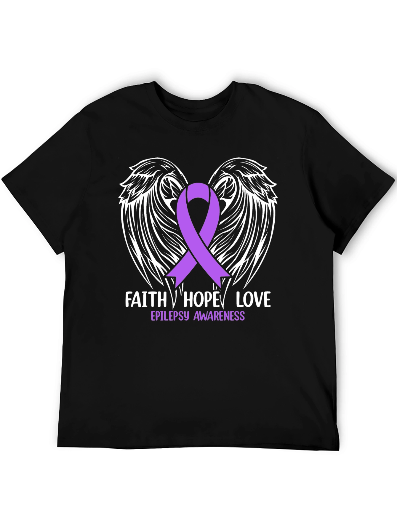 Faith Hope Love Epilepsy Awareness T-Shirt
