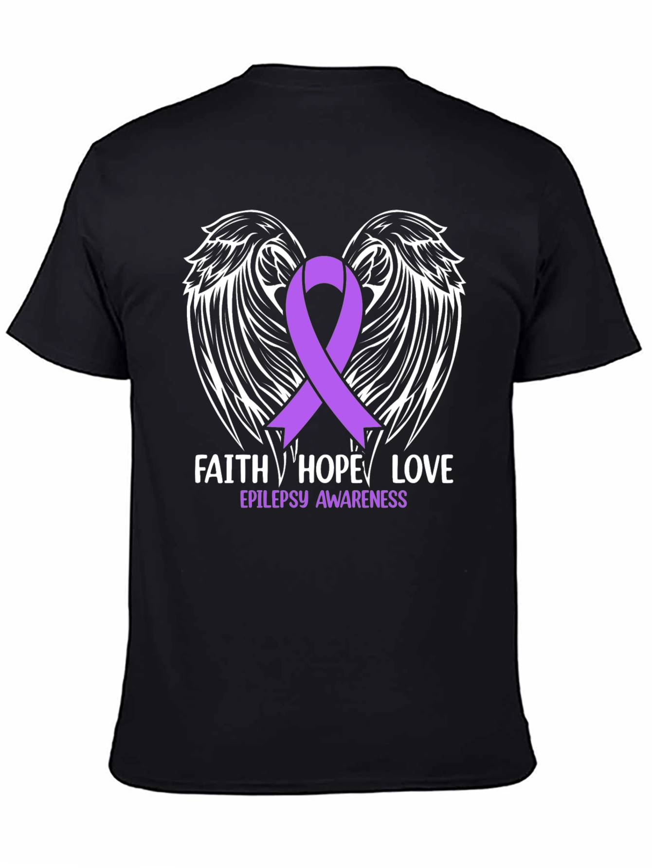 Faith Hope Love Epilepsy Awareness T-Shirt
