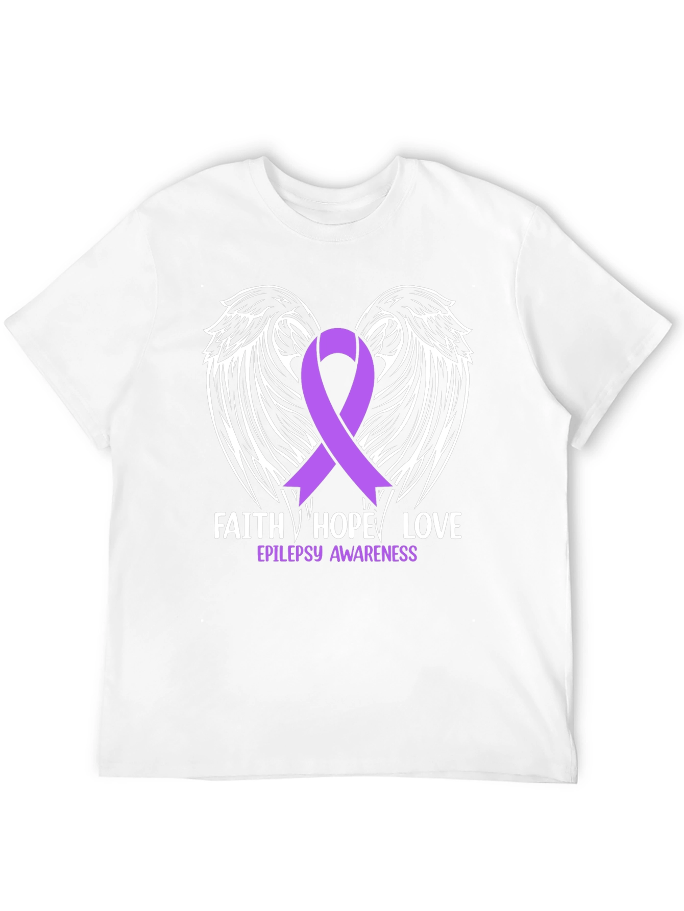 Faith Hope Love Epilepsy Awareness T-Shirt