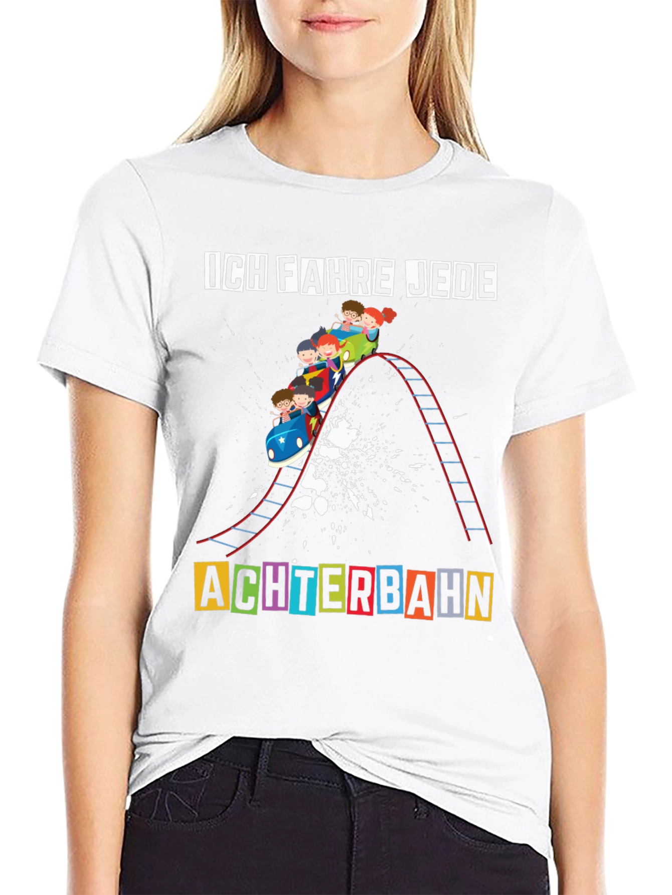 Ich Fahre Jede Achterbahn Rollercoaster Tee