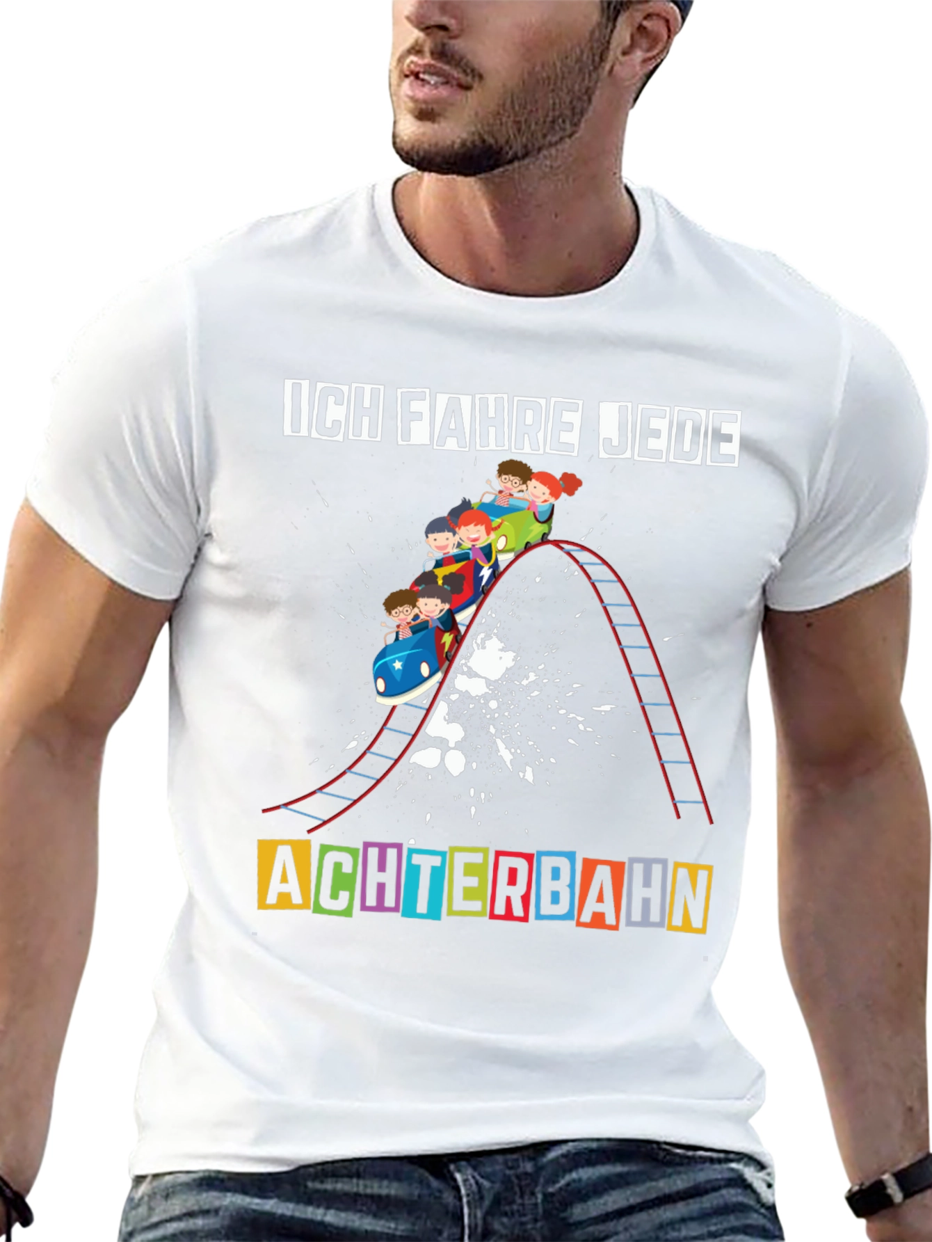 Ich Fahre Jede Achterbahn Rollercoaster Tee