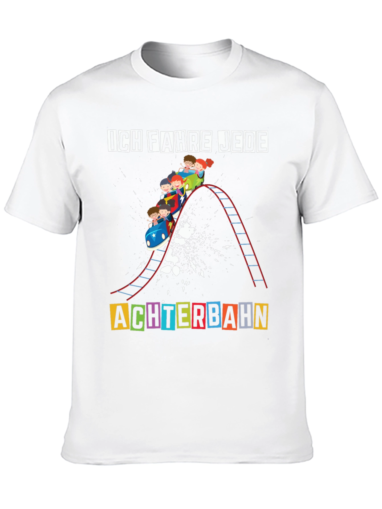 Ich Fahre Jede Achterbahn Rollercoaster Tee