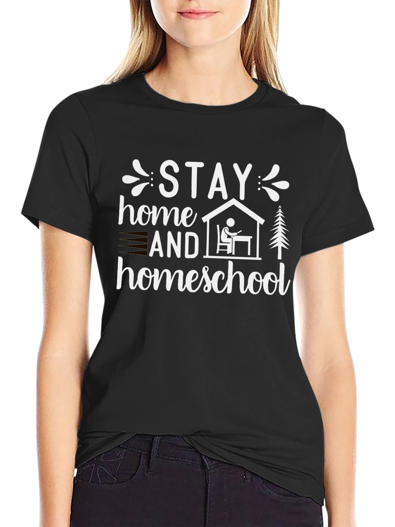 Stay Home Homeschool T-Shirt