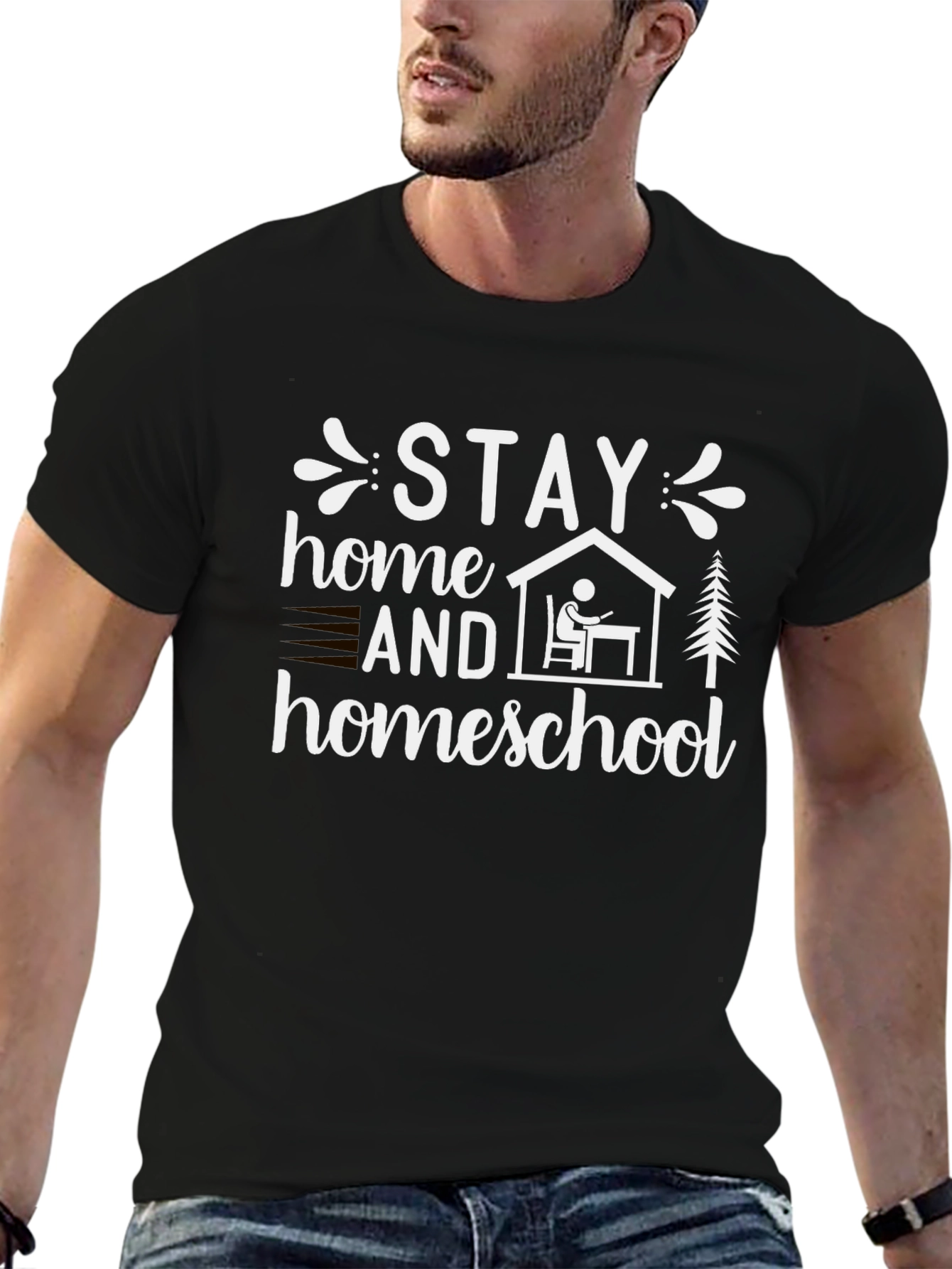 Stay Home Homeschool T-Shirt