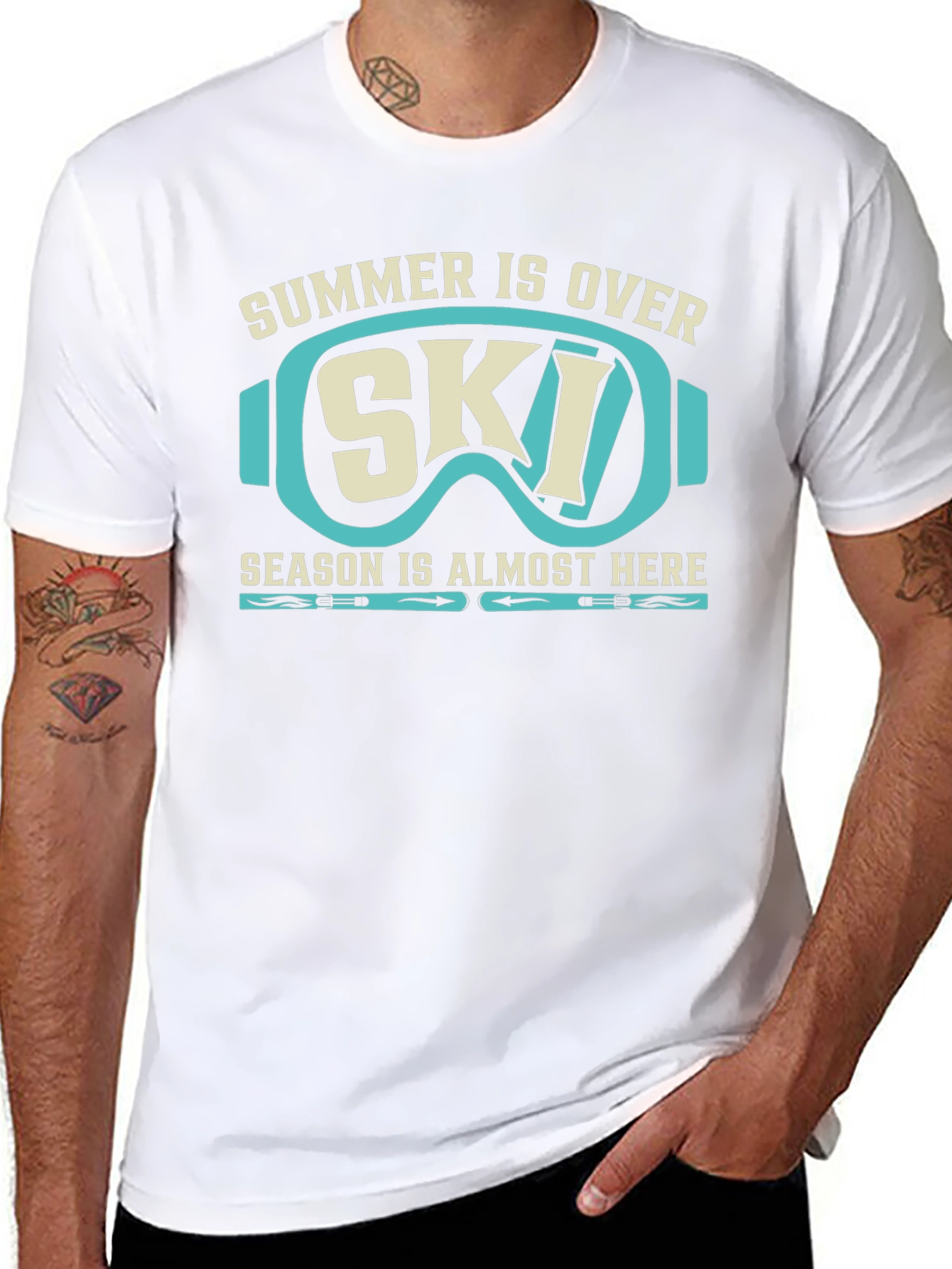 Summer is Over Ski Season T-Shirt