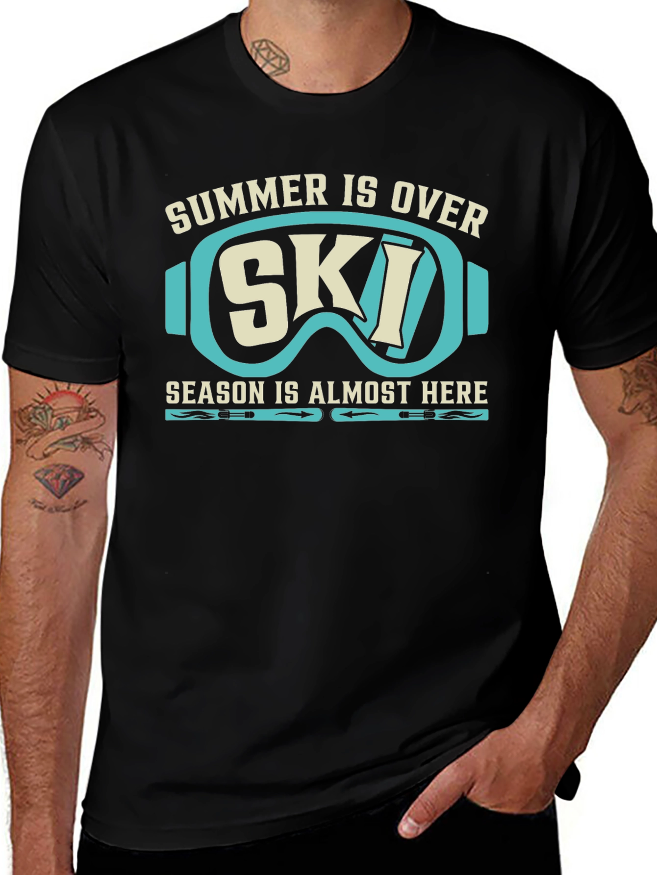 Summer is Over Ski Season T-Shirt