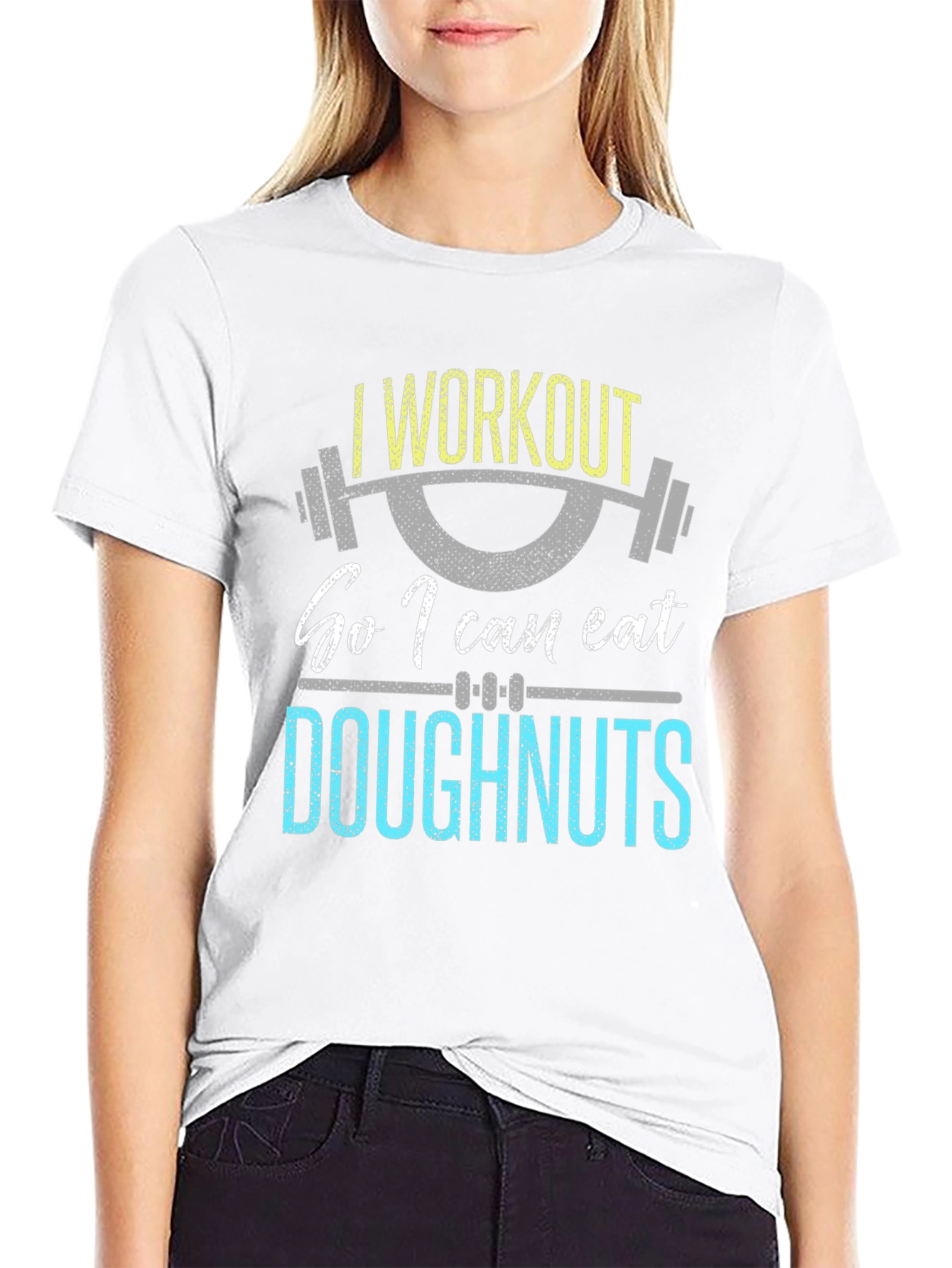 Workout Doughnuts Graphic T-Shirt | Funny Gym Tee