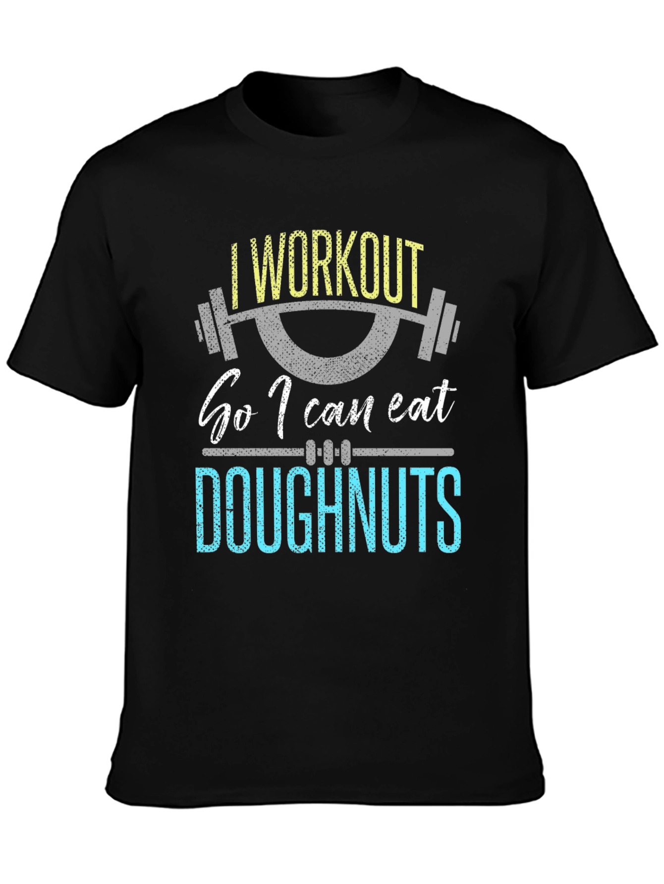 Workout Doughnuts Graphic T-Shirt | Funny Gym Tee