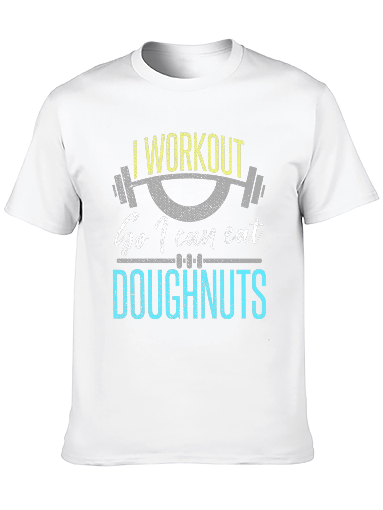 Workout Doughnuts Graphic T-Shirt | Funny Gym Tee