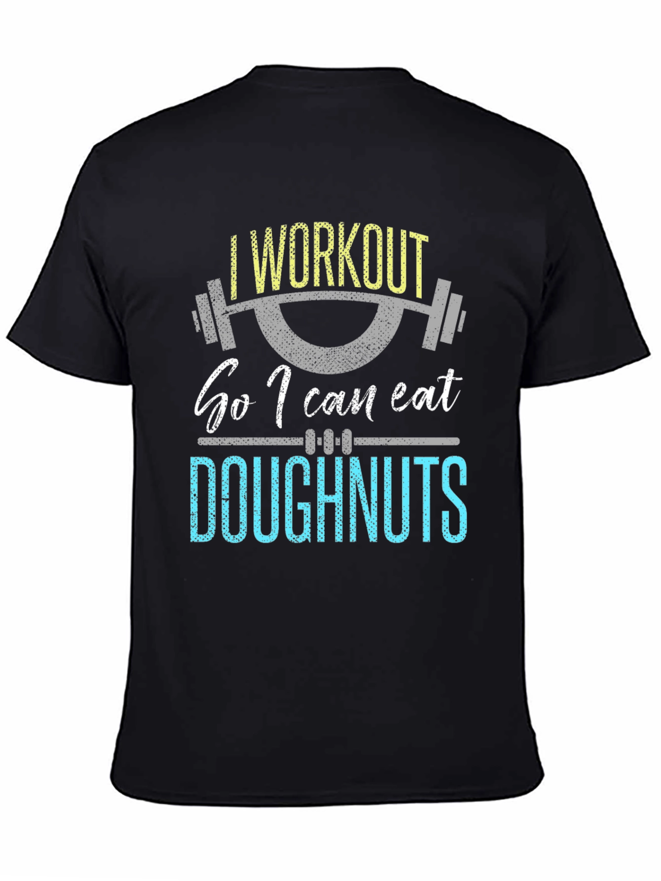 Workout Doughnuts Graphic T-Shirt | Funny Gym Tee