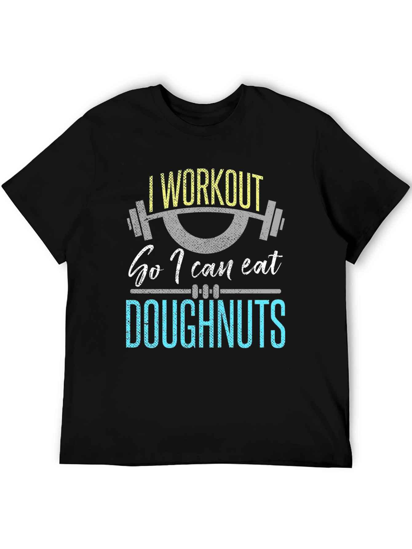 Workout Doughnuts Graphic T-Shirt | Funny Gym Tee