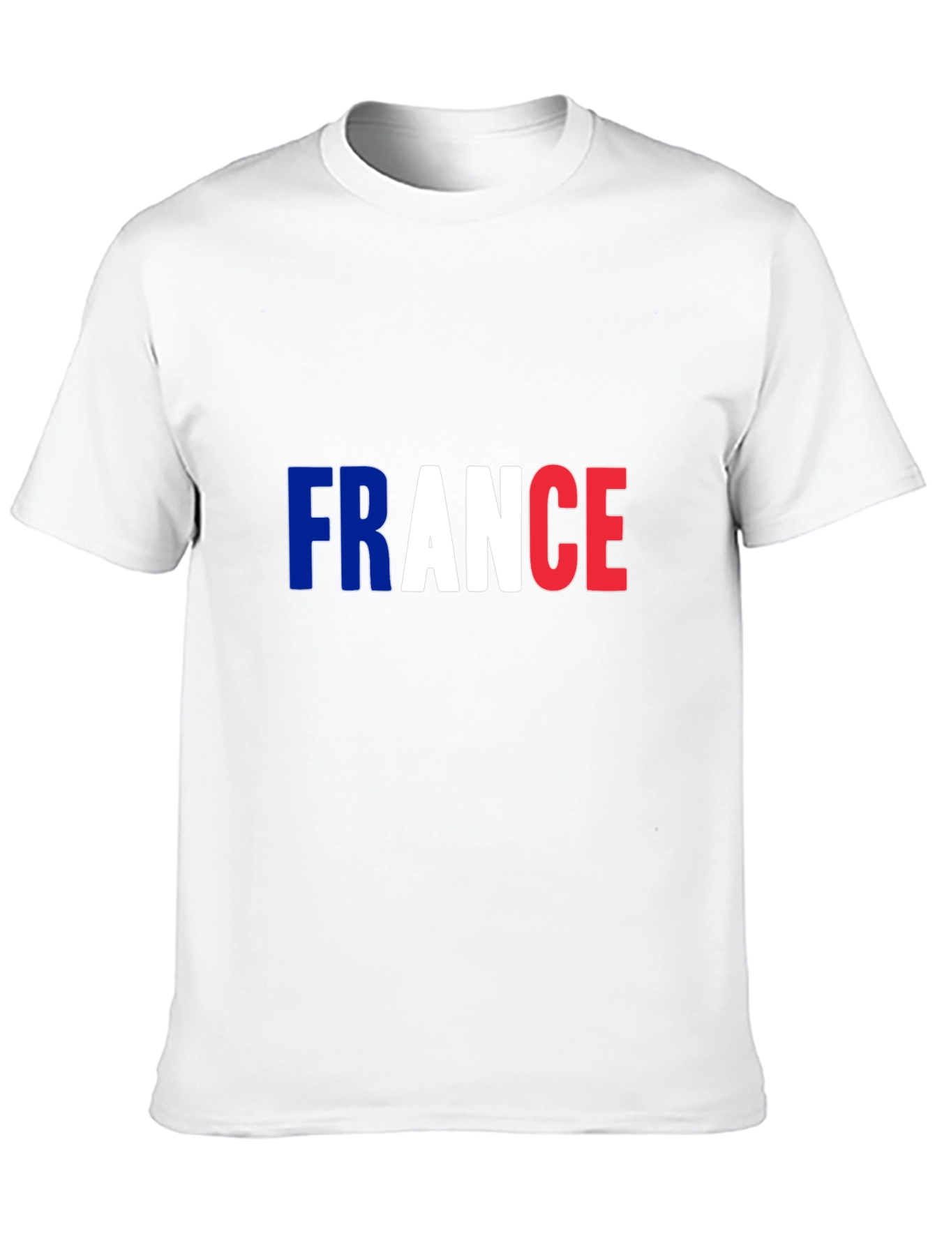 France Flag T-Shirt - Patriotic Design