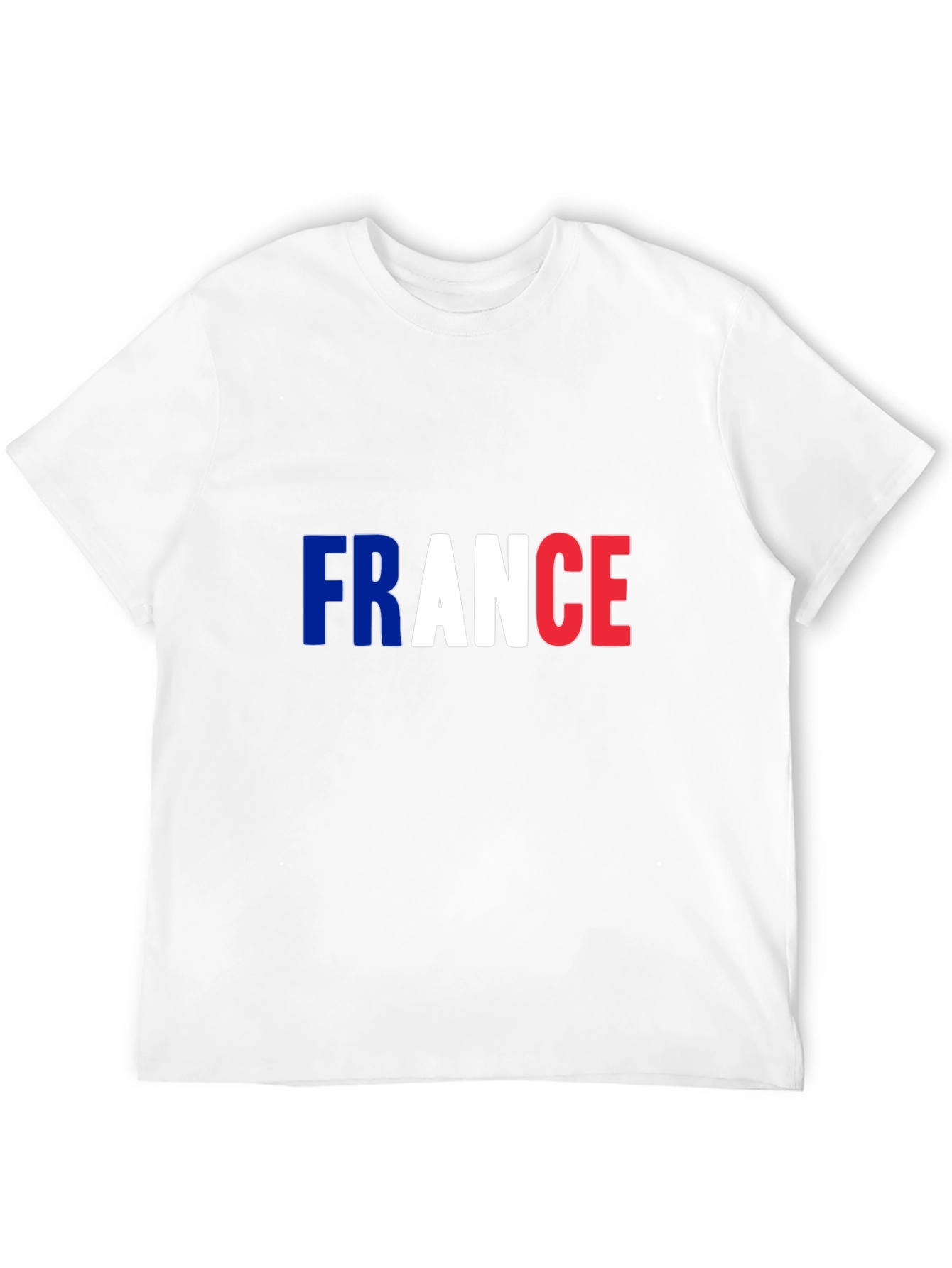 France Flag T-Shirt - Patriotic Design