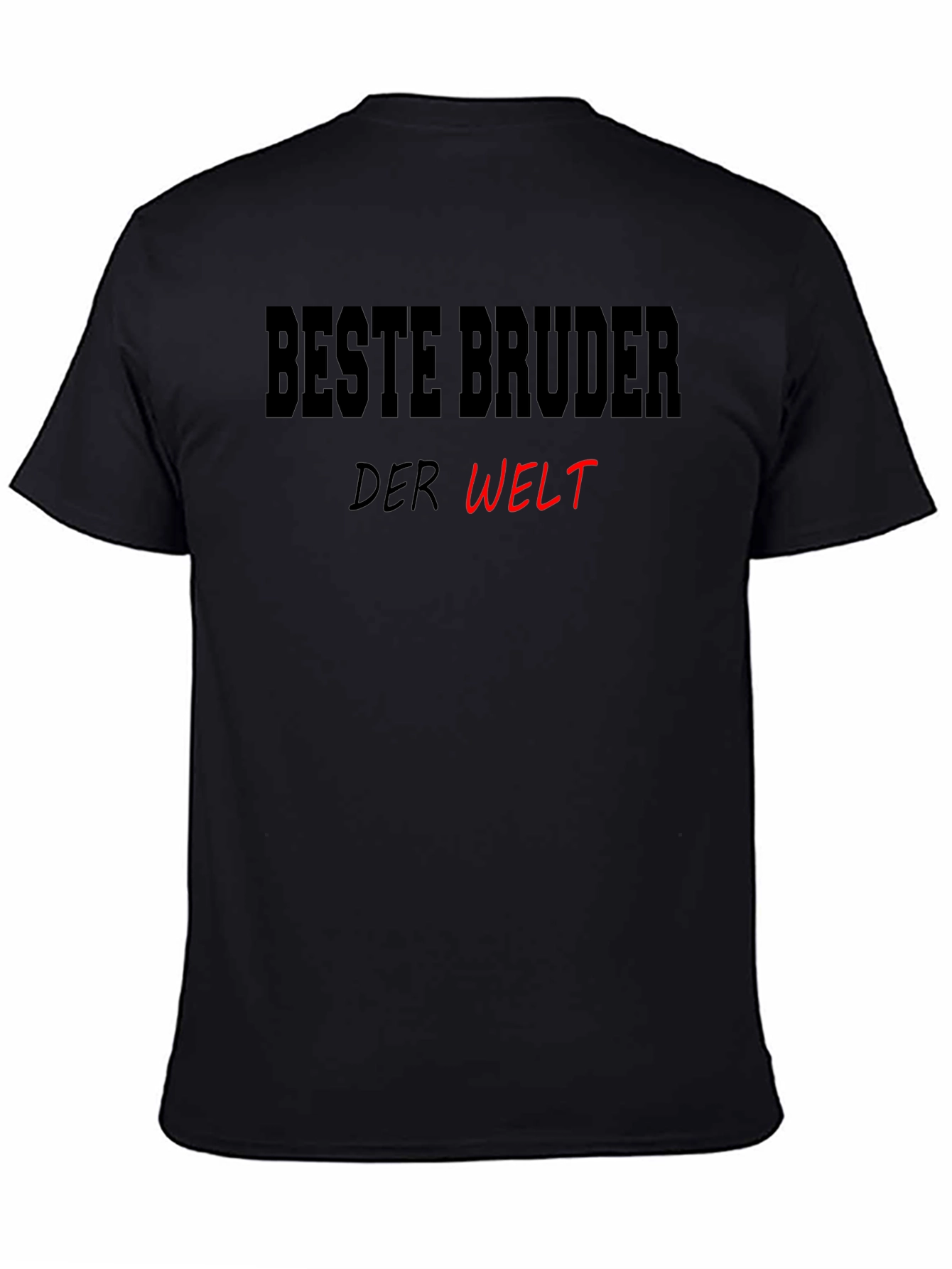 Beste Bruder Der Welt Mens Black T-Shirt
