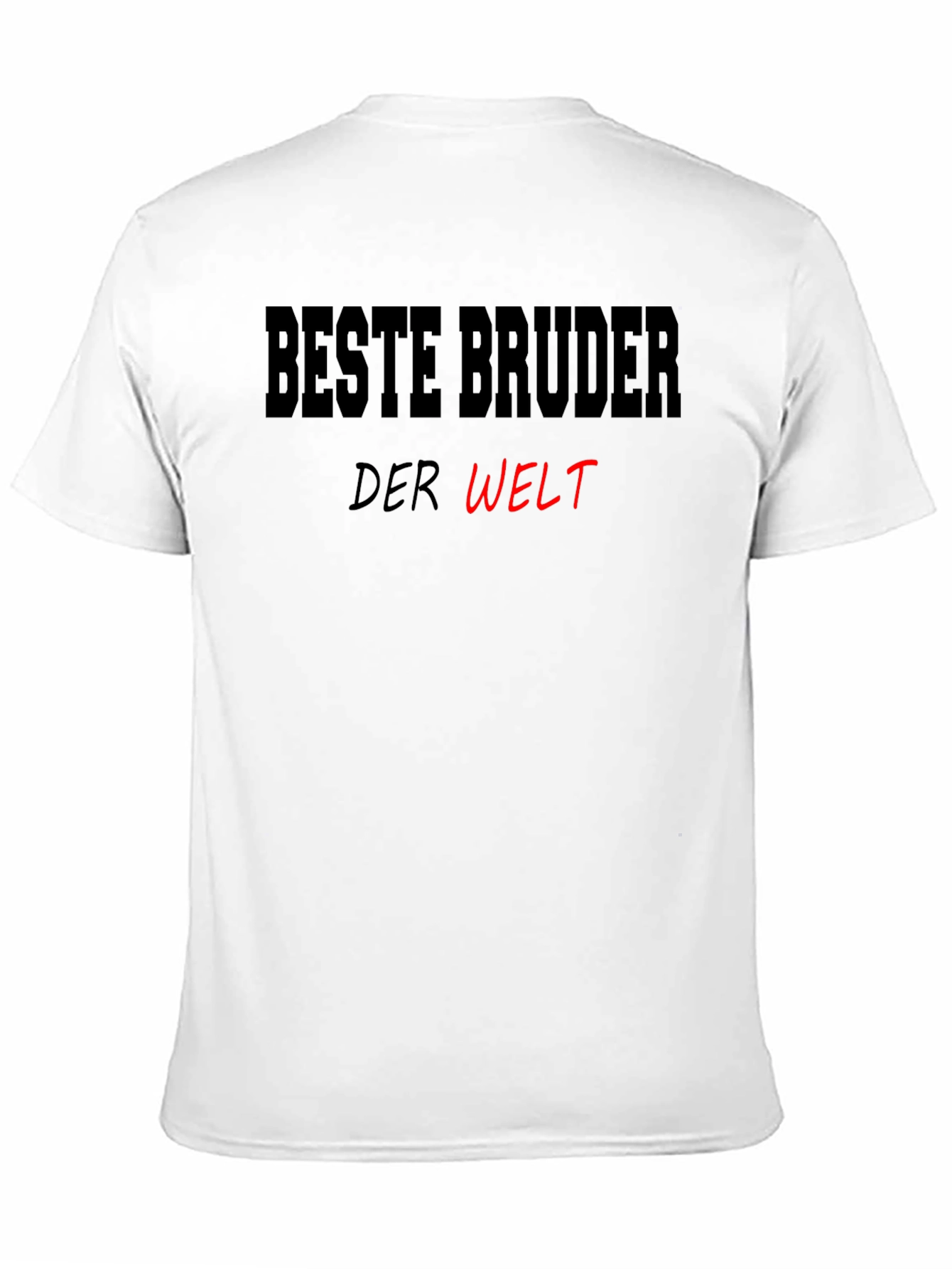 Beste Bruder Der Welt Mens Black T-Shirt