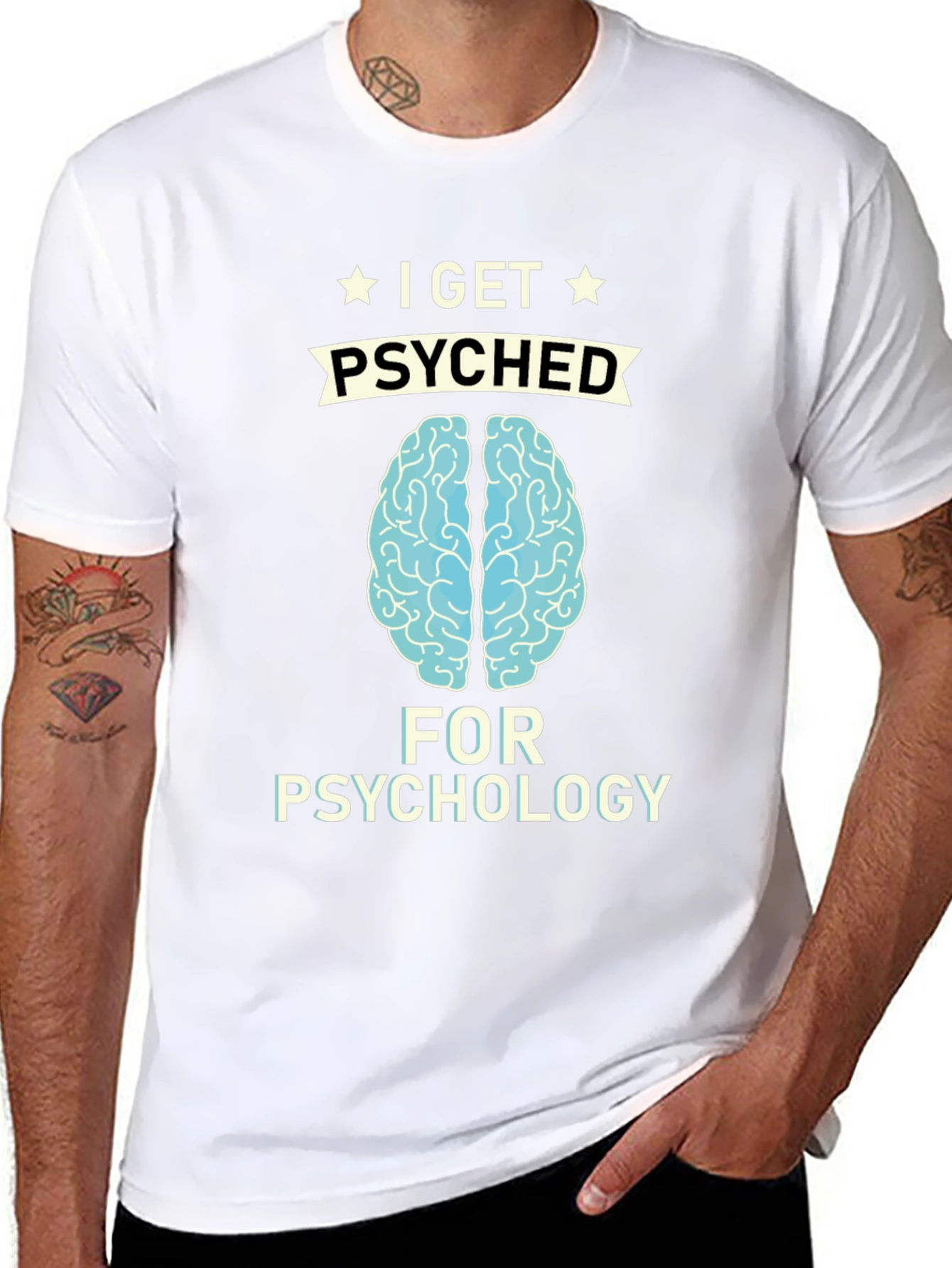 I Get Psyched for Psychology T-Shirt