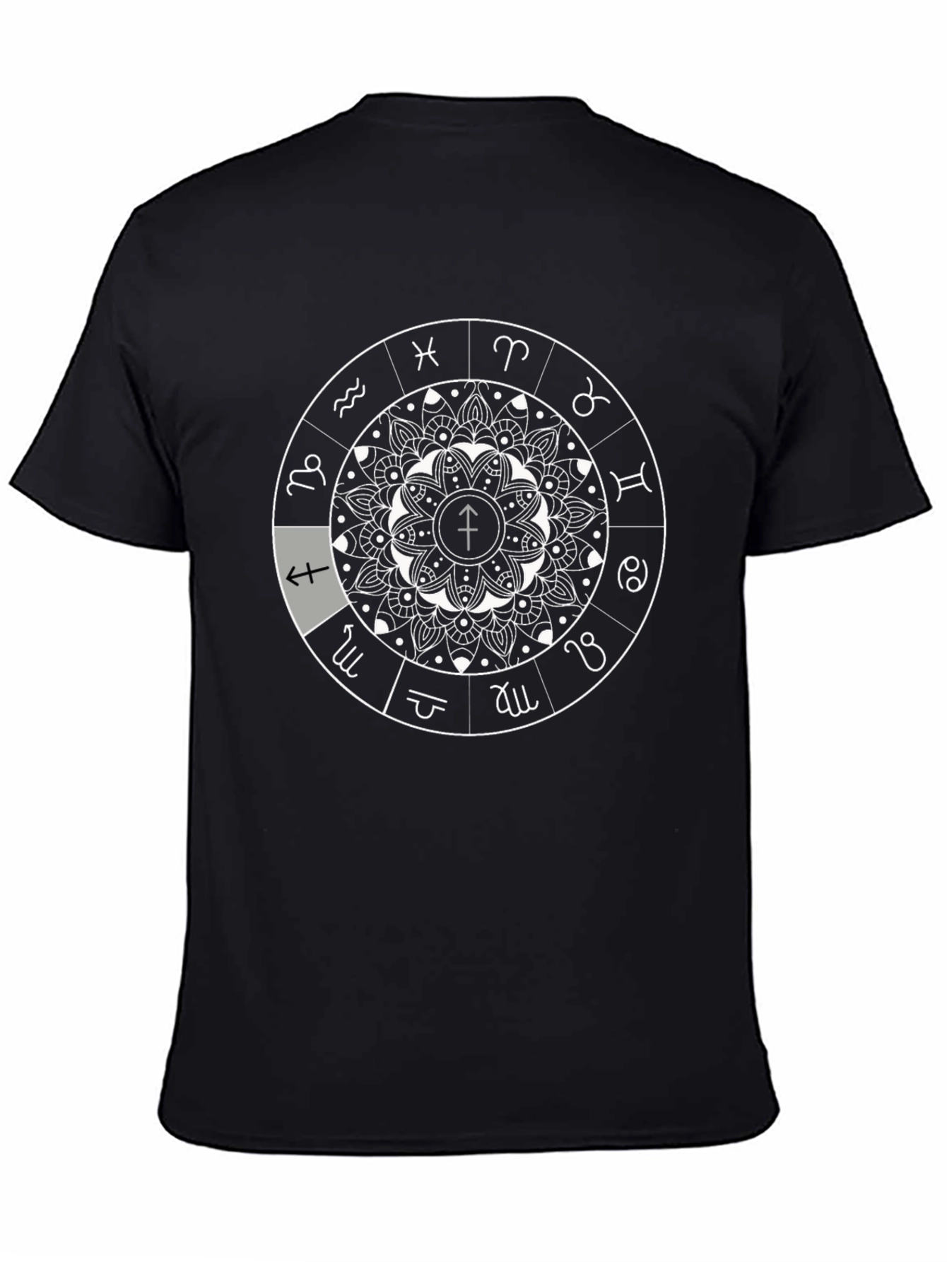 Zodiac Mandala Graphic Tee - Astrology T-Shirt