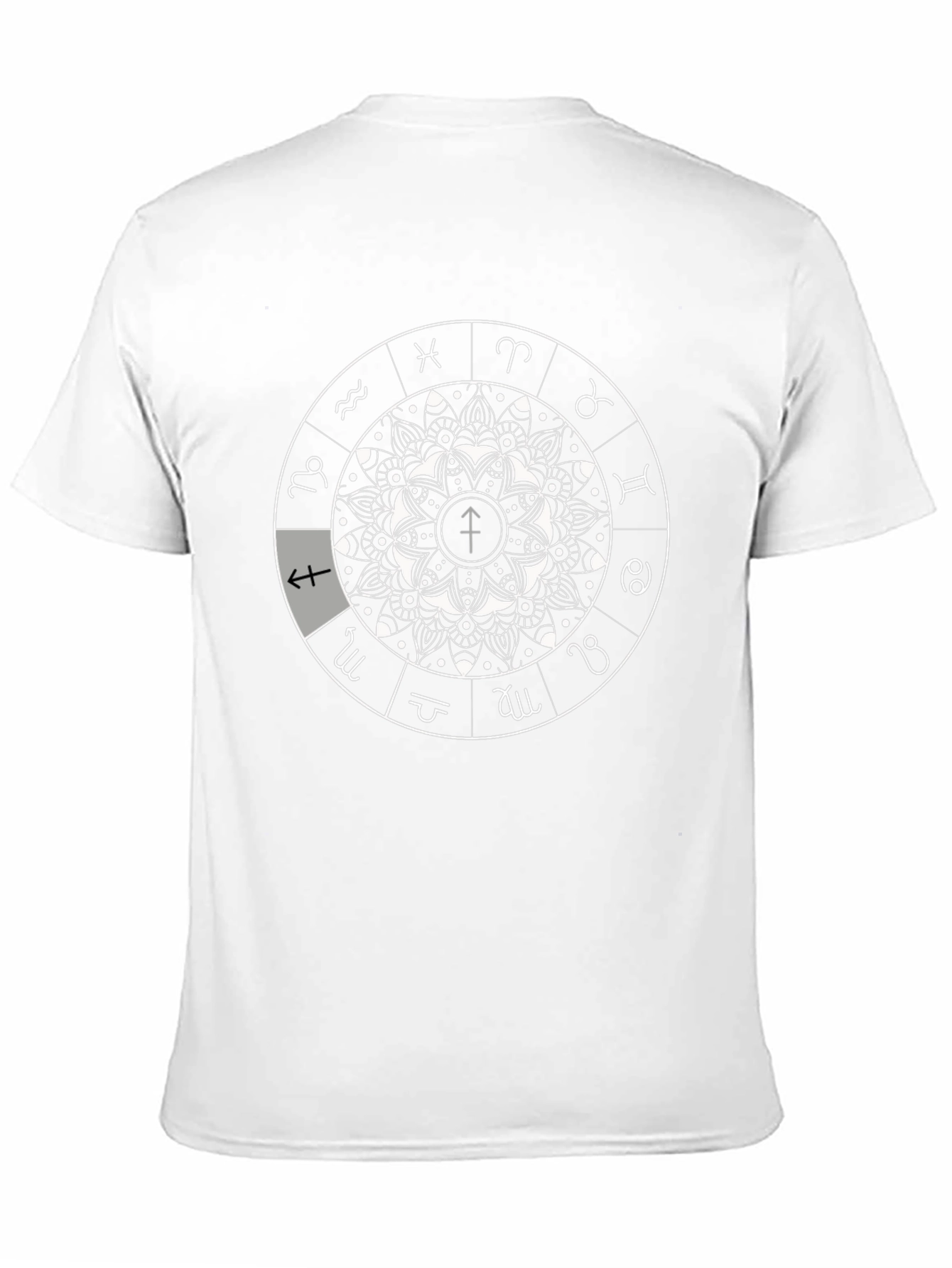 Zodiac Mandala Graphic Tee - Astrology T-Shirt