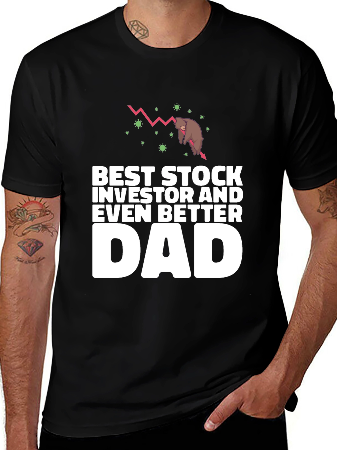 Best Stock Investor Dad T-Shirt
