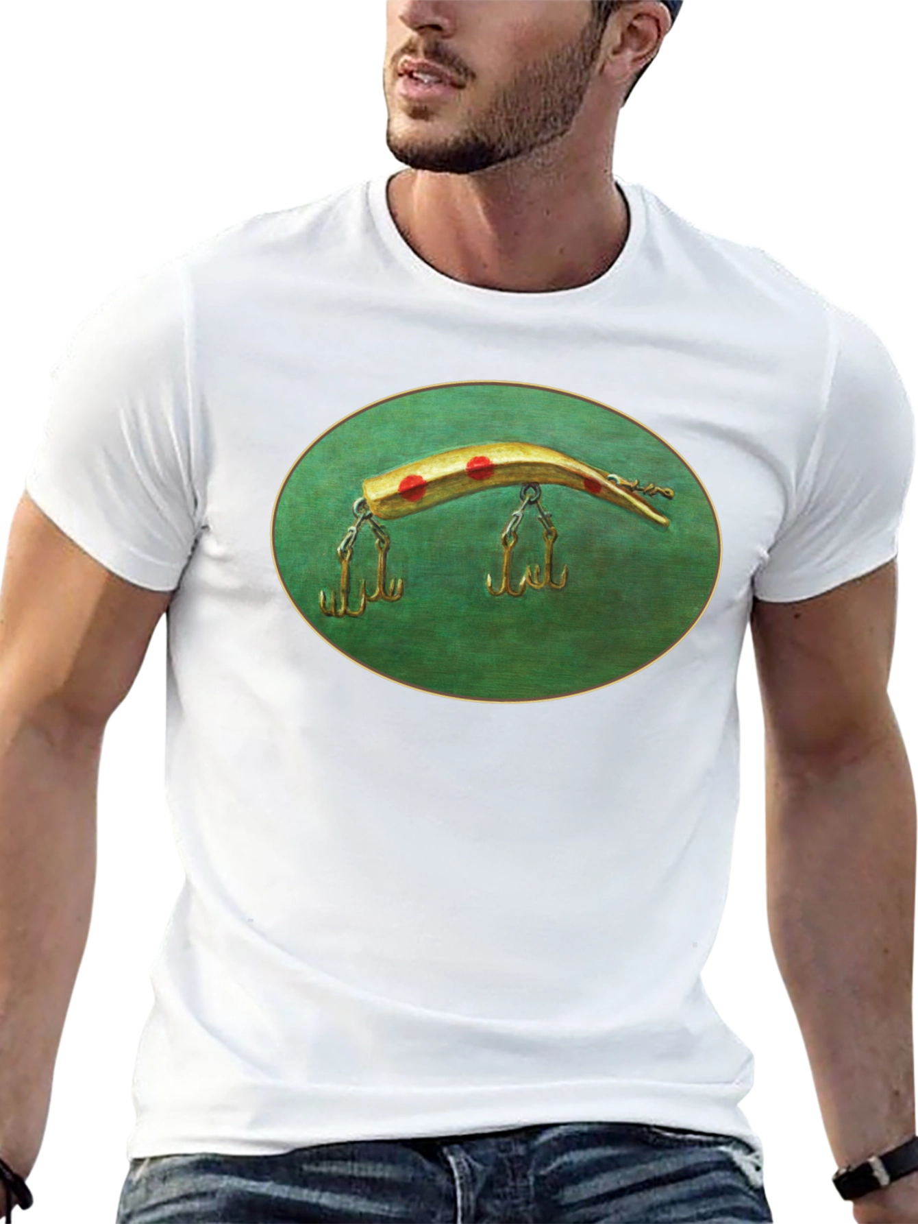 Fishing Lure Graphic Tee - Classic Angler Shirt