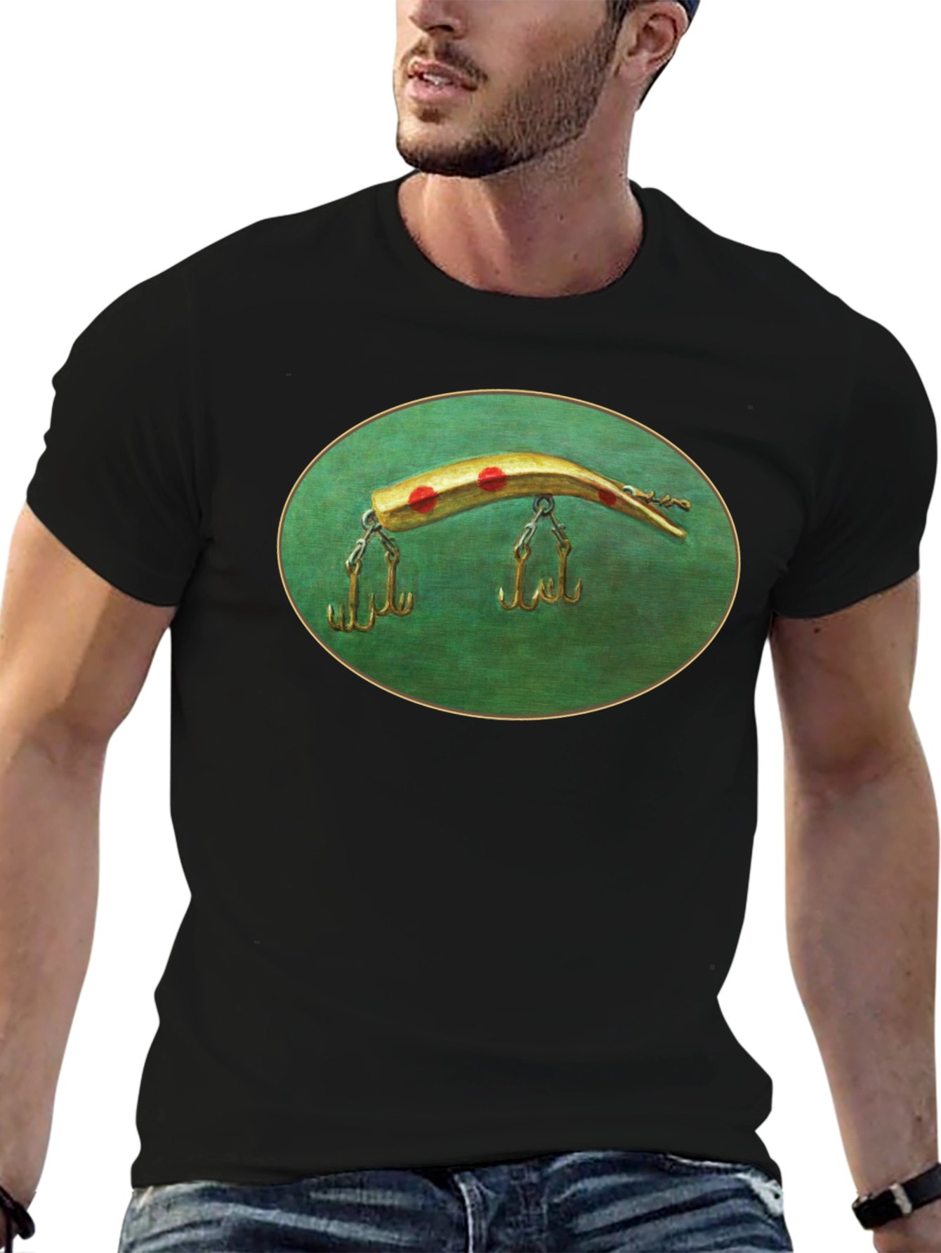 Fishing Lure Graphic Tee - Classic Angler Shirt