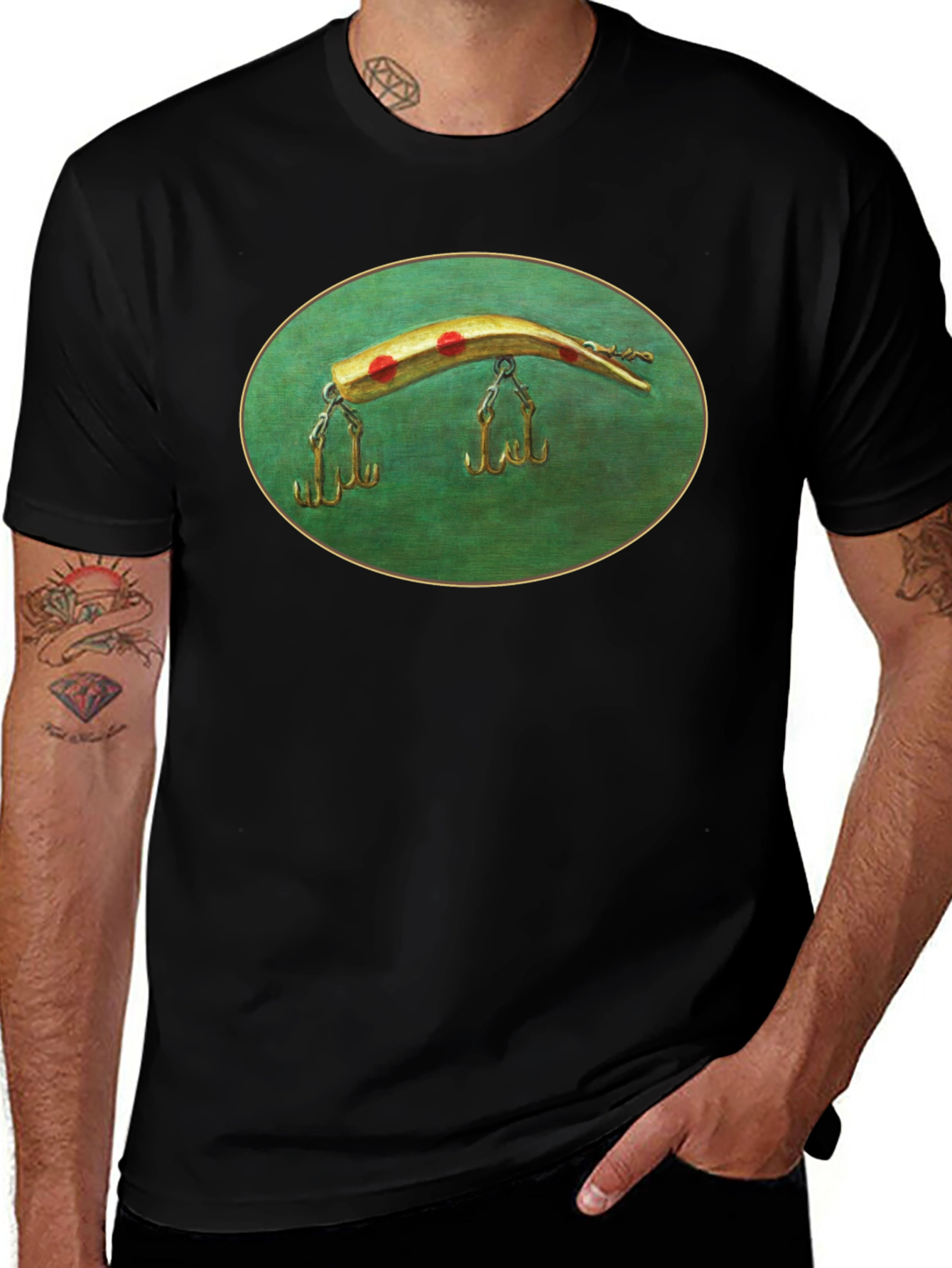 Fishing Lure Graphic Tee - Classic Angler Shirt