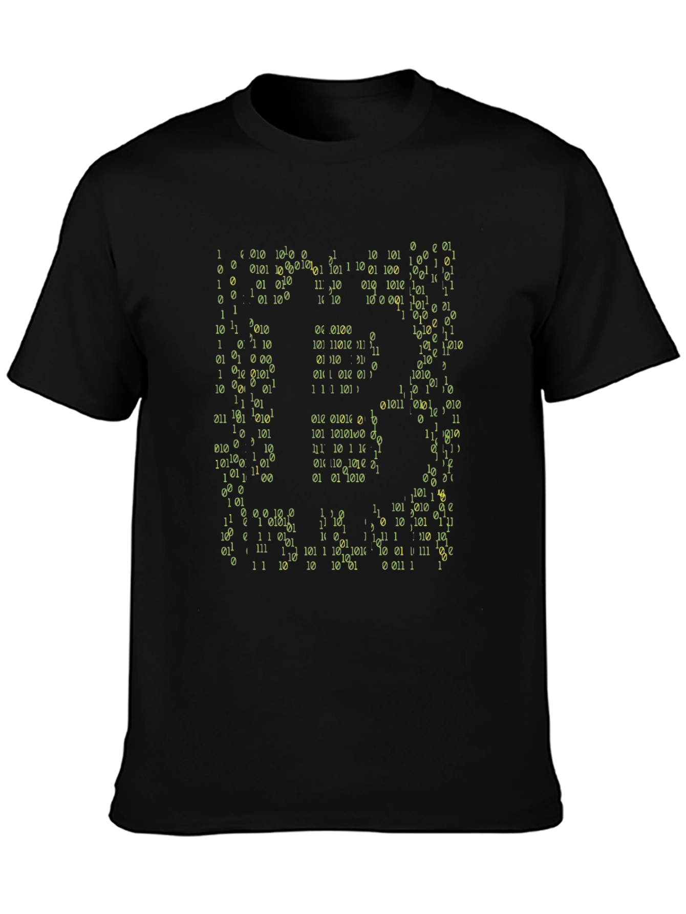 Binary Code Graphic T-Shirt