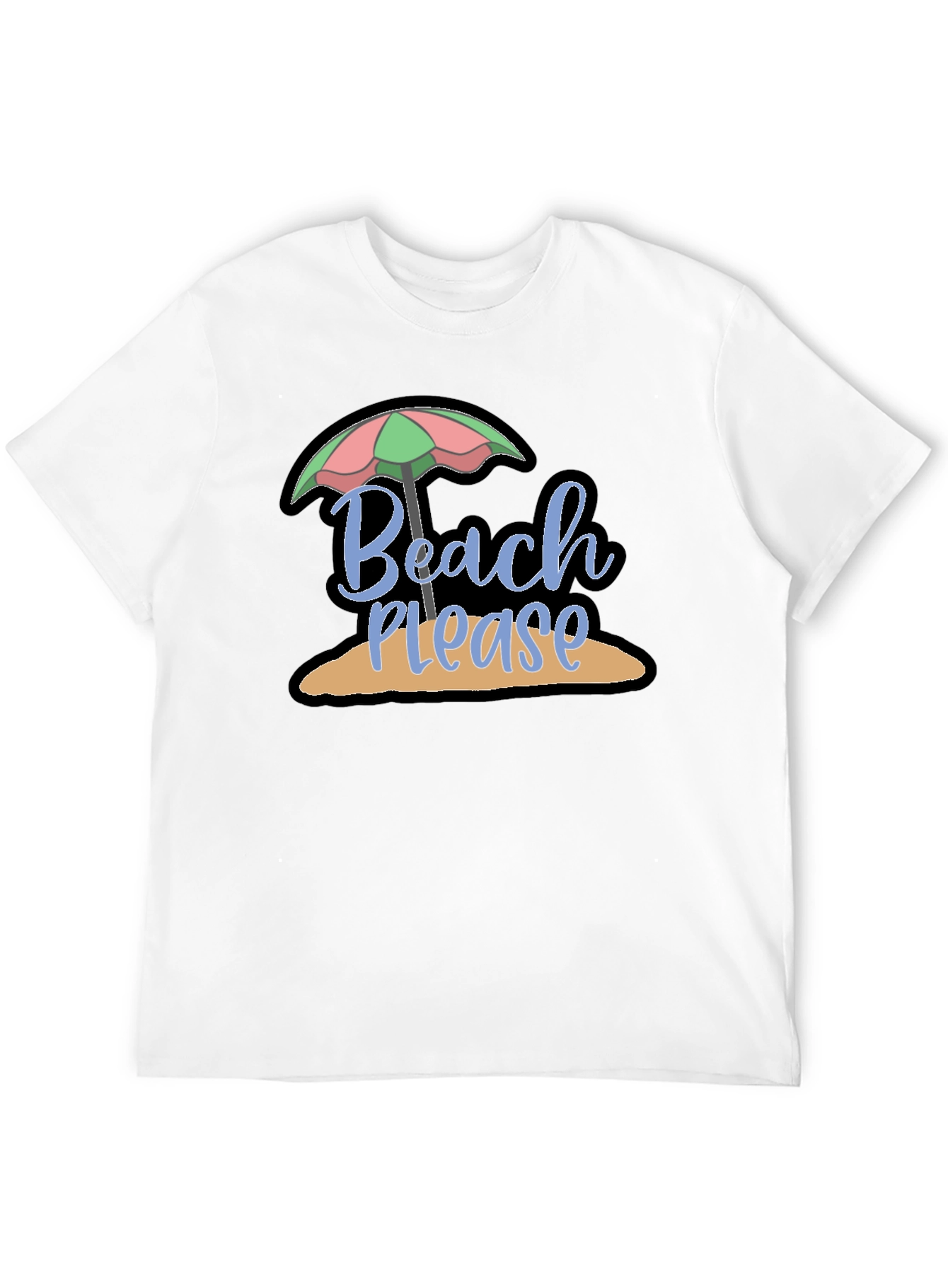 Beach Please Graphic T-Shirt - Summer Vacation Ready