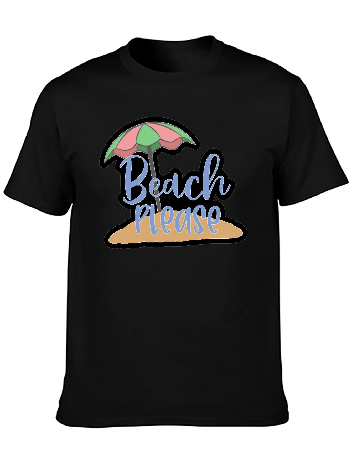 Beach Please Graphic T-Shirt - Summer Vacation Ready