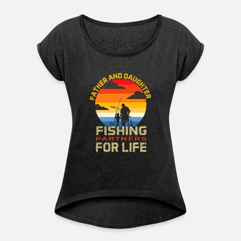 Dad and Daughter Fisherman Daddy fishing partners