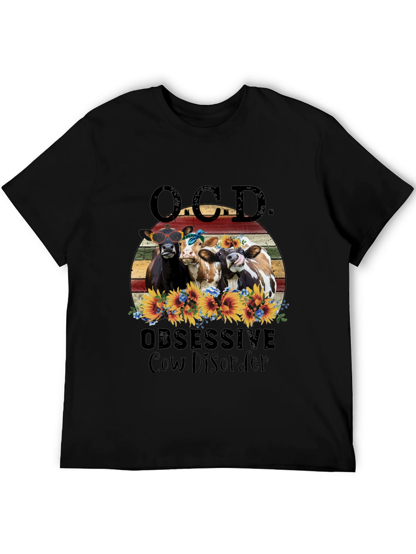 OCD Obsessive Cow Disorder T-Shirt