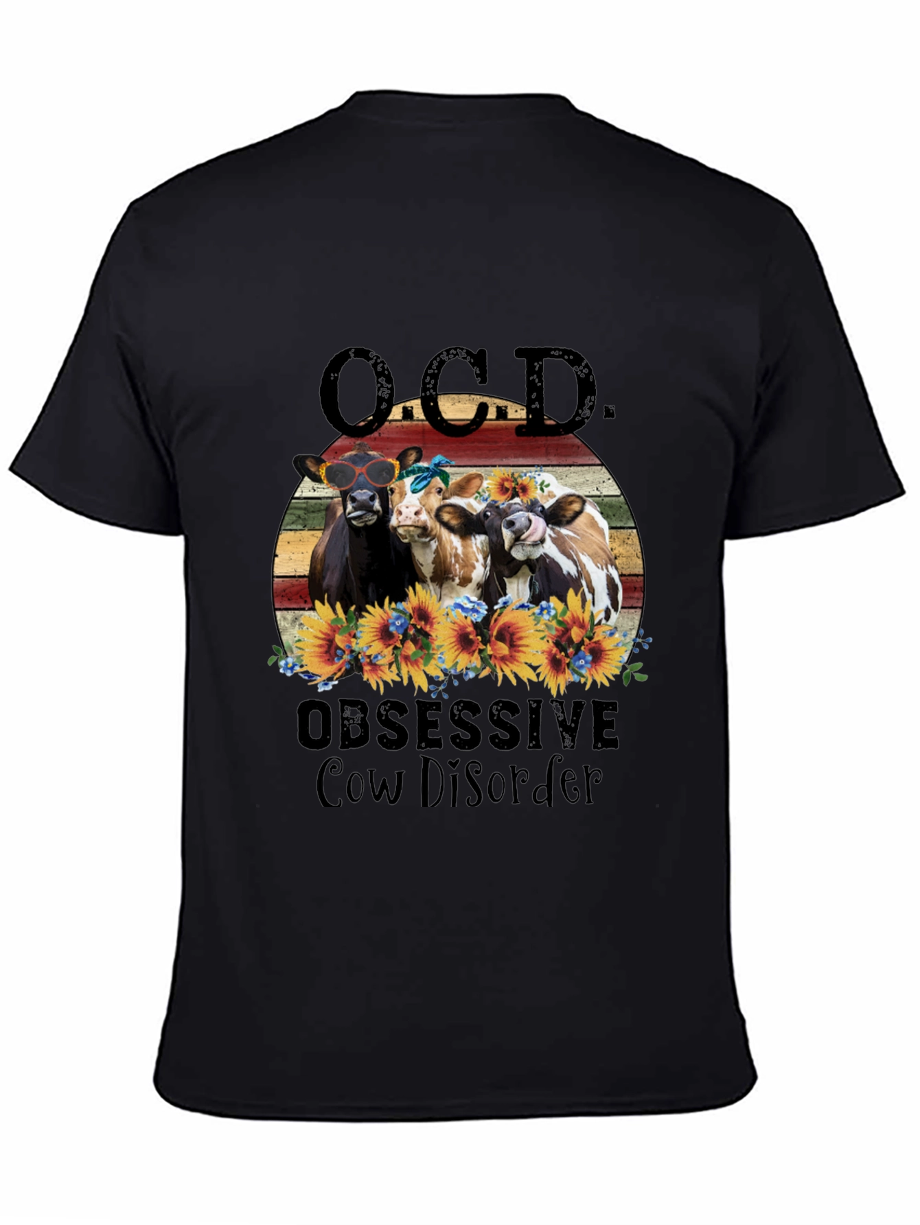 OCD Obsessive Cow Disorder T-Shirt