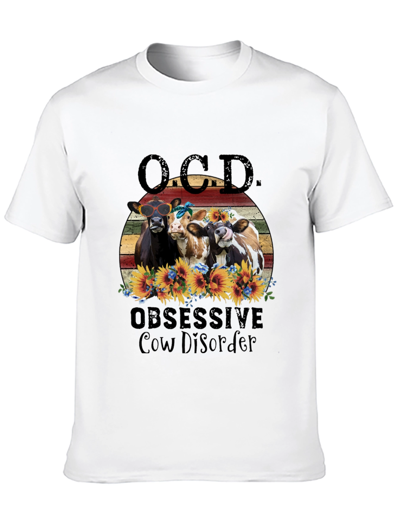 OCD Obsessive Cow Disorder T-Shirt