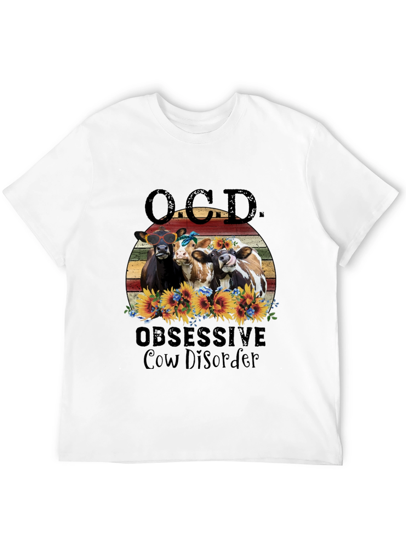 OCD Obsessive Cow Disorder T-Shirt